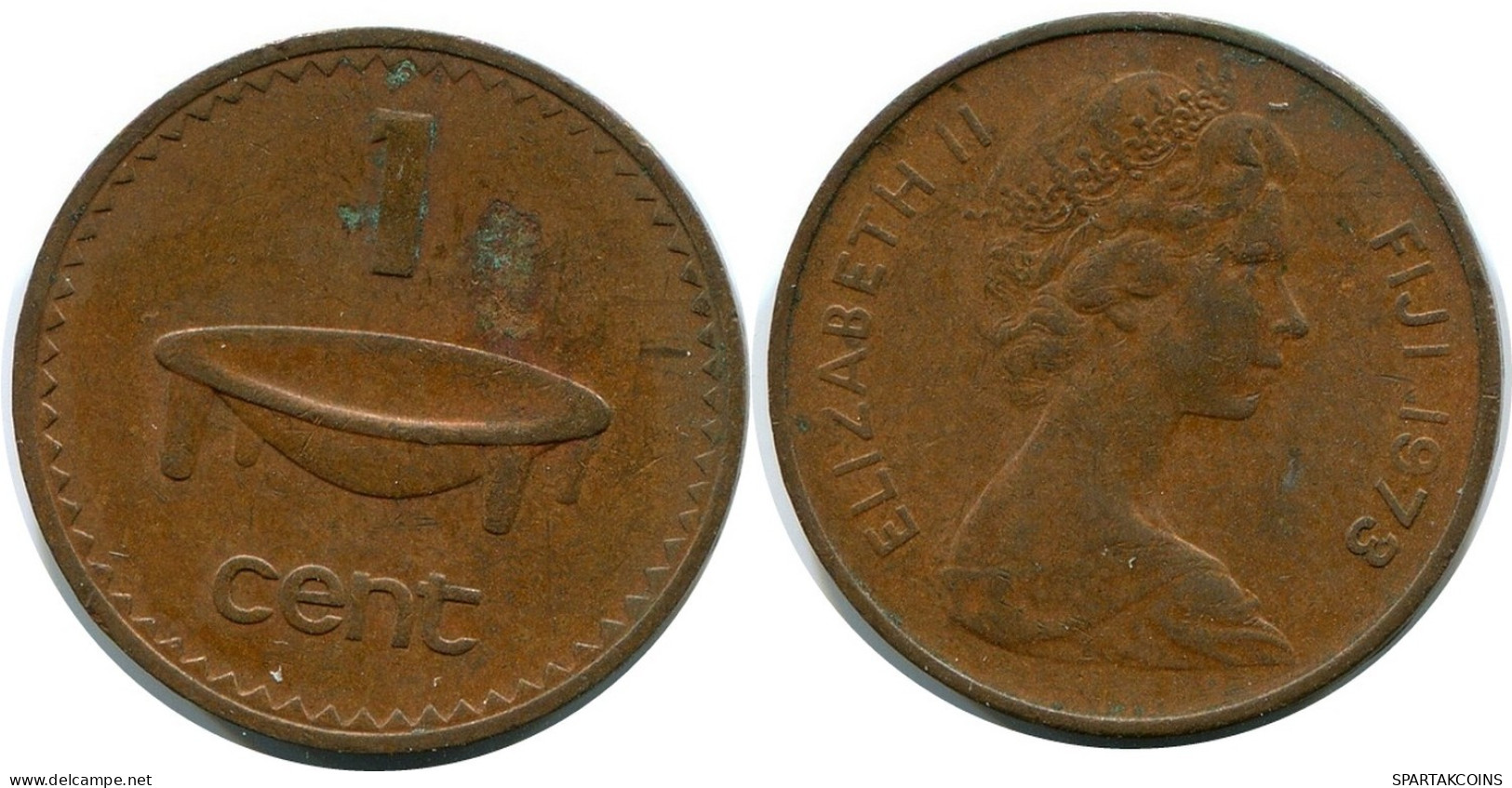 1 CENT 1973 FIJI Moneda #BA153.E.A - Fidschi