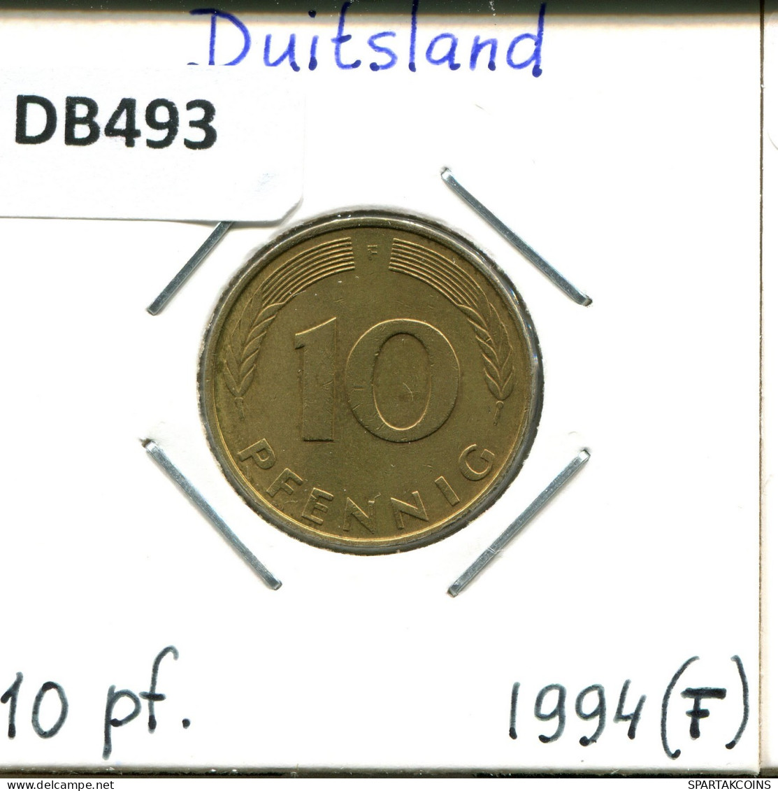 10 PFENNIG 1994 F WEST & UNIFIED GERMANY Coin #DB493.U.A - 10 Pfennig