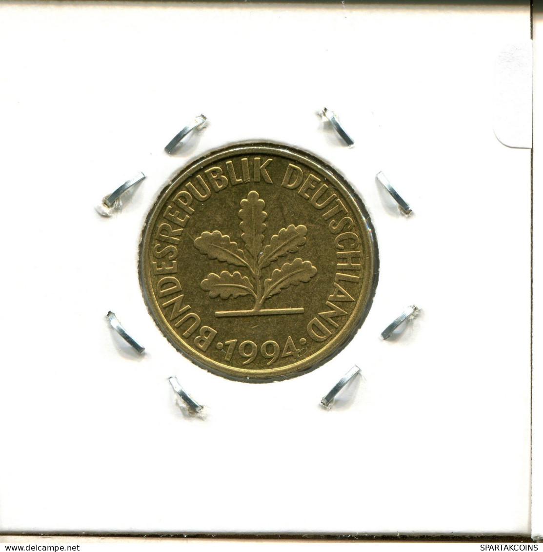 10 PFENNIG 1994 F WEST & UNIFIED GERMANY Coin #DB493.U.A - 10 Pfennig