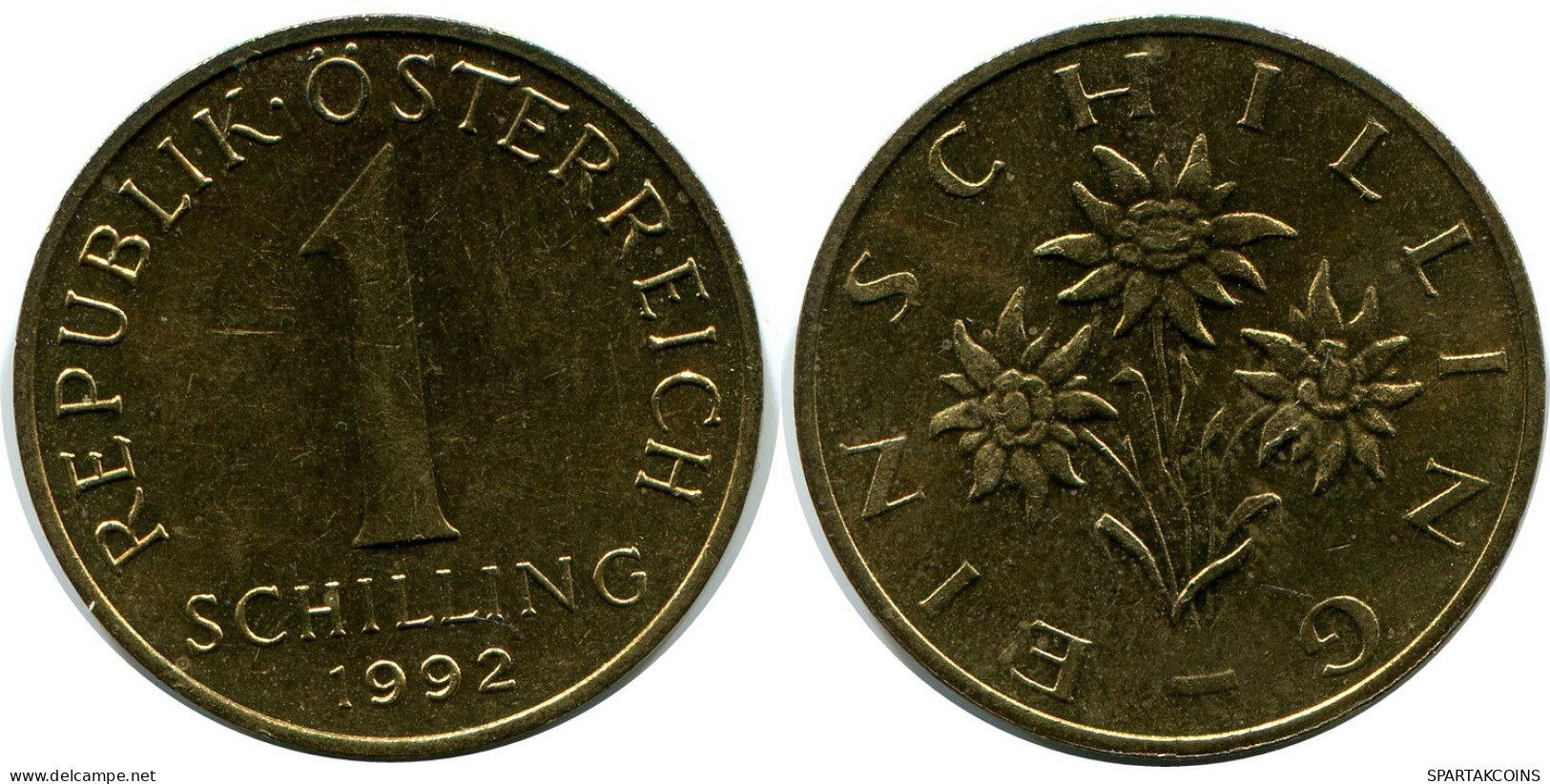 1 SCHILLING 1992 AUSTRIA Moneda #AZ572.E.A - Autriche