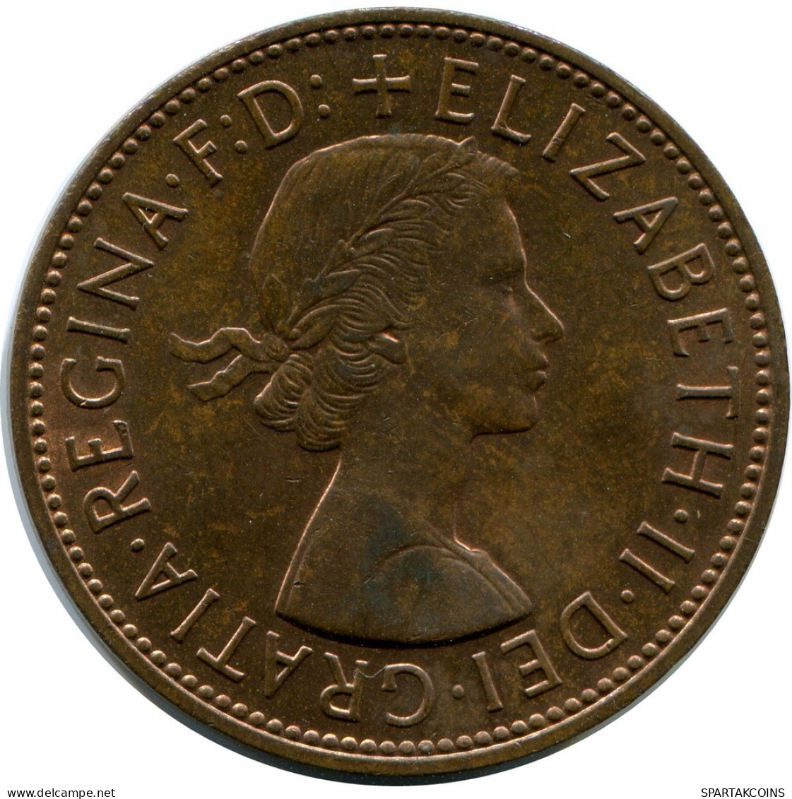 PENNY 1967 UK GROßBRITANNIEN GREAT BRITAIN Münze #AZ004.D.A - D. 1 Penny