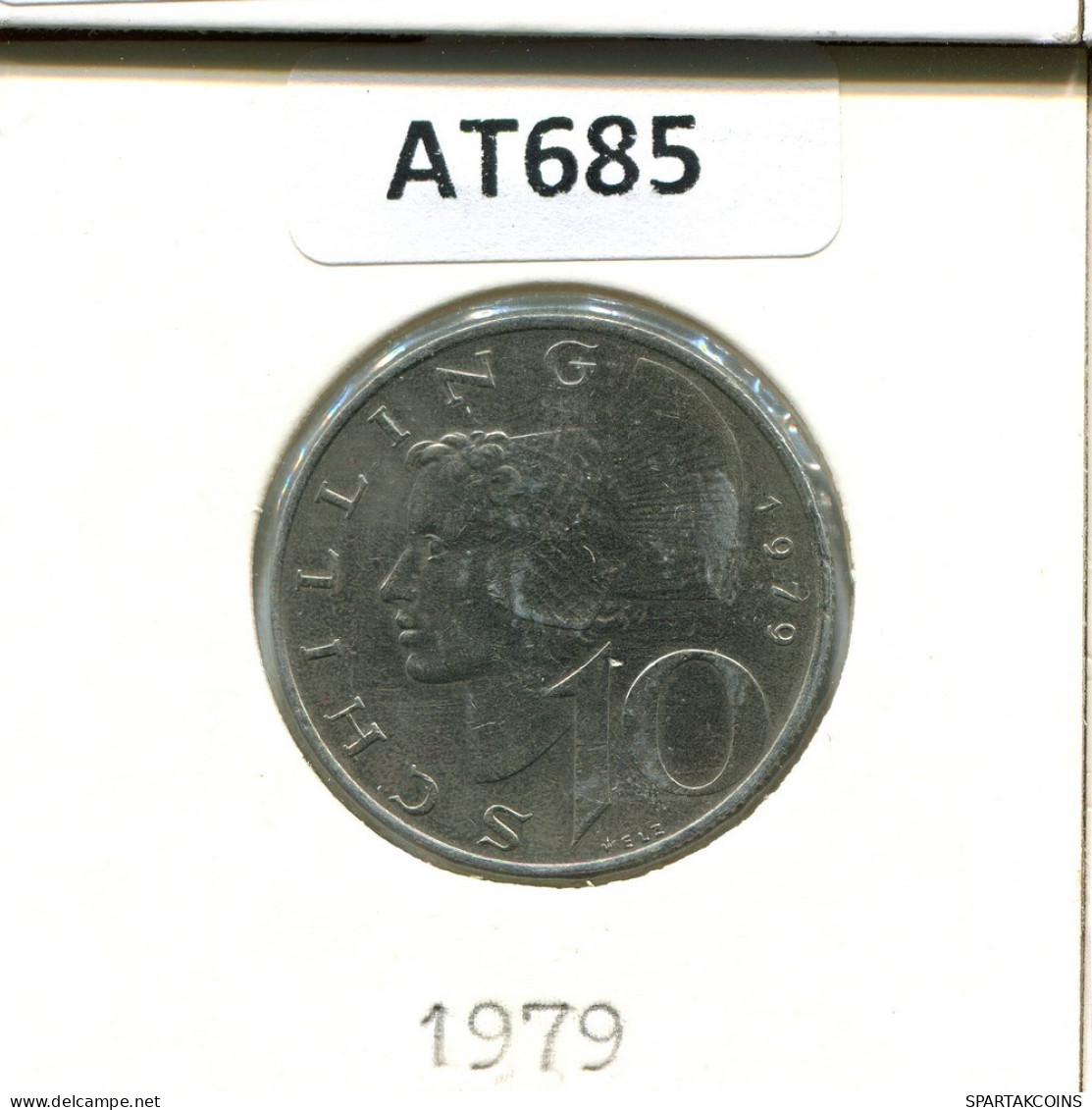 10 SCHILLING 1979 AUSTRIA Moneda #AT685.E.A - Austria