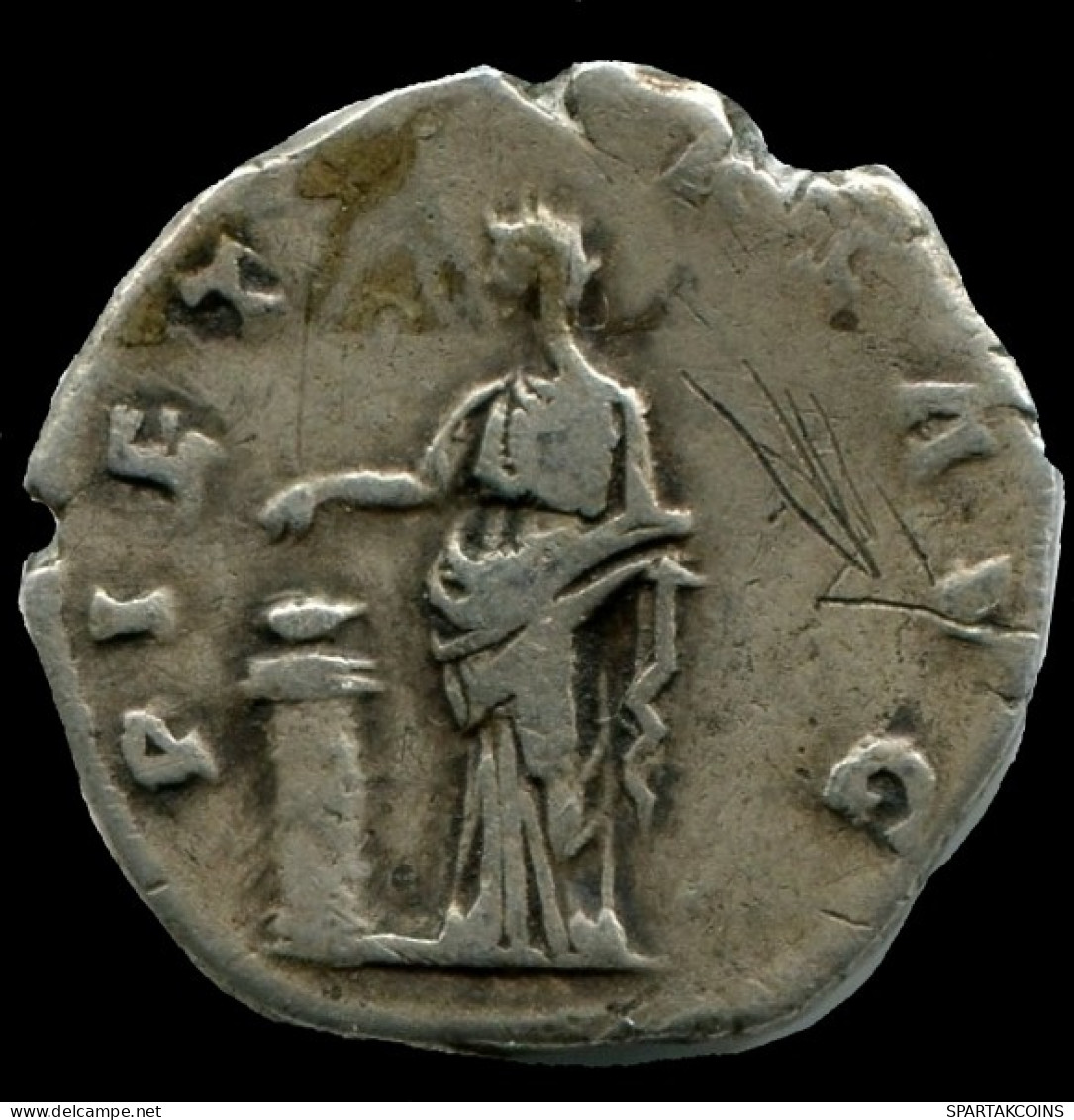 FAUSTINA SENIOR AR DENARIUS AD 138 PIETAS AVG - PIETAS STANDING #ANC12306.60.F.A - The Anthonines (96 AD To 192 AD)