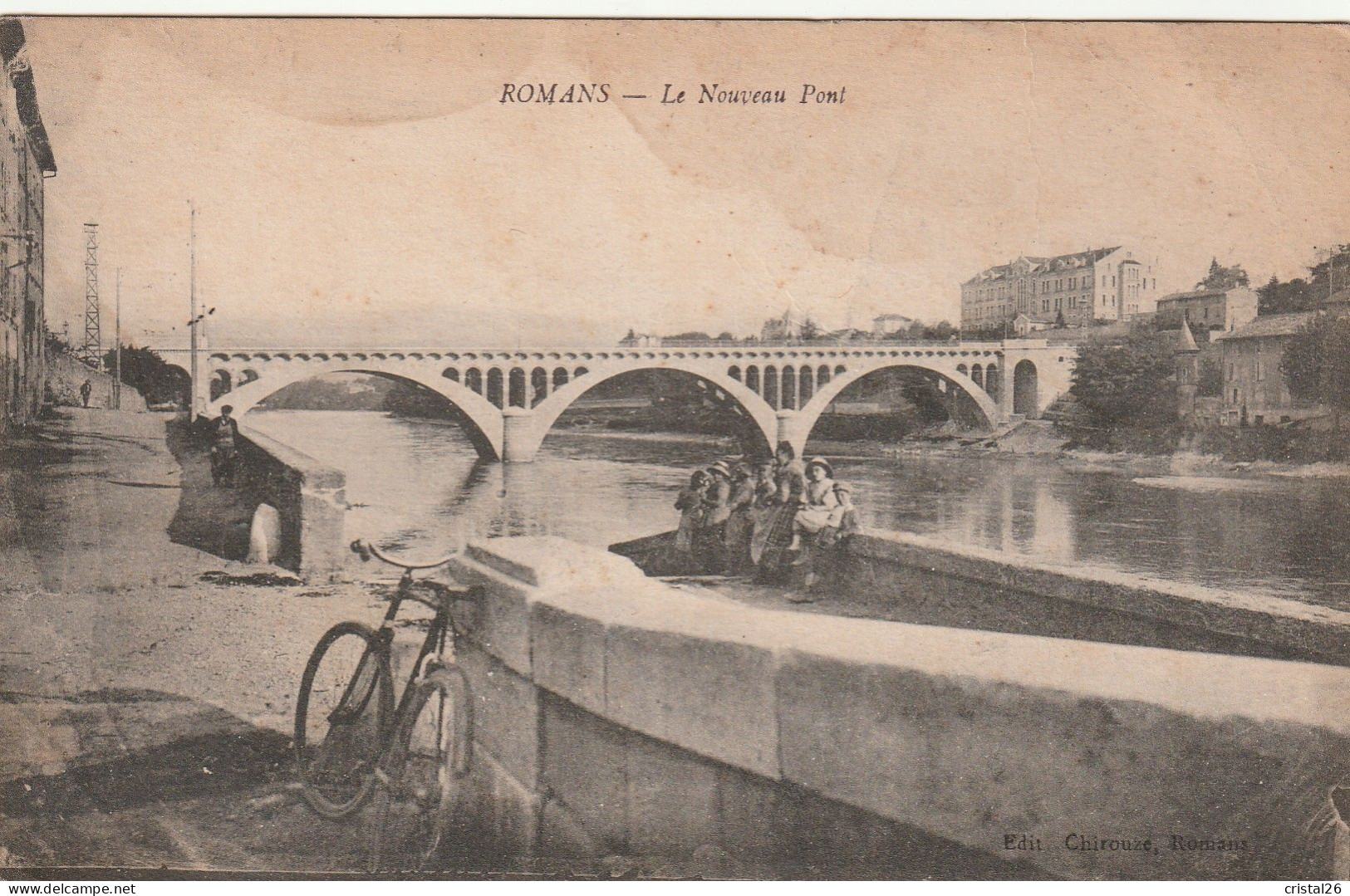 Romans Le Nouveau Pont Peu Courante Animée - Romans Sur Isere