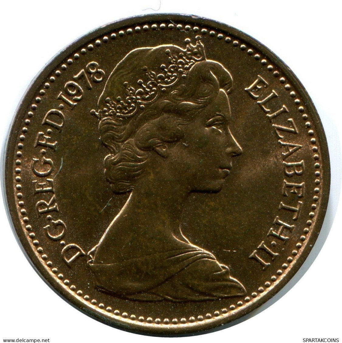 NEW PENNY 1978 UK GRANDE-BRETAGNE GREAT BRITAIN Pièce #AZ042.F.A - 1 Penny & 1 New Penny