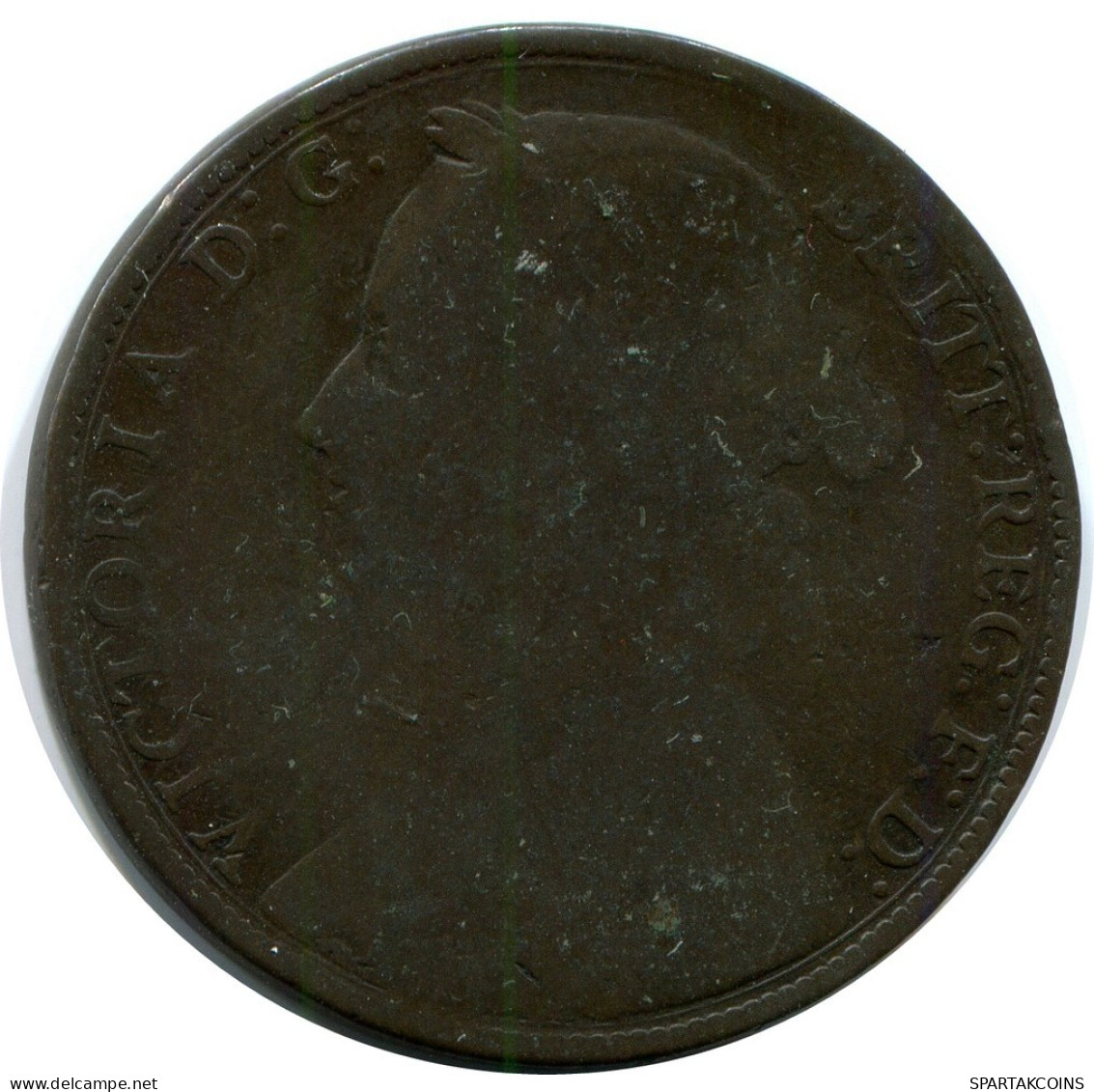 PENNY 1882 UK GRANDE-BRETAGNE GREAT BRITAIN Pièce #AZ774.F.A - D. 1 Penny