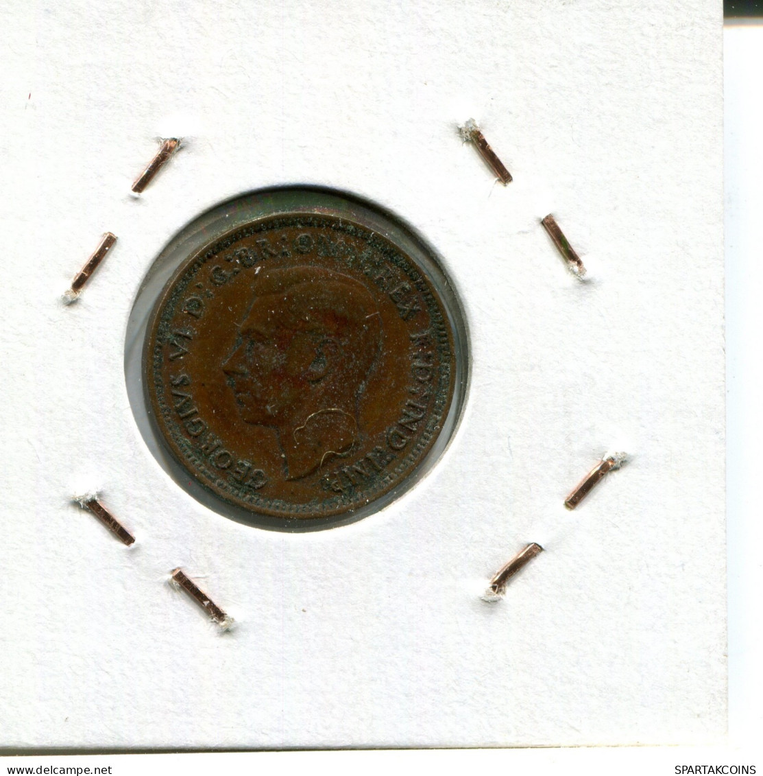 FARTHING 1940 UK GROßBRITANNIEN GREAT BRITAIN Münze #AV995.D.A - B. 1 Farthing
