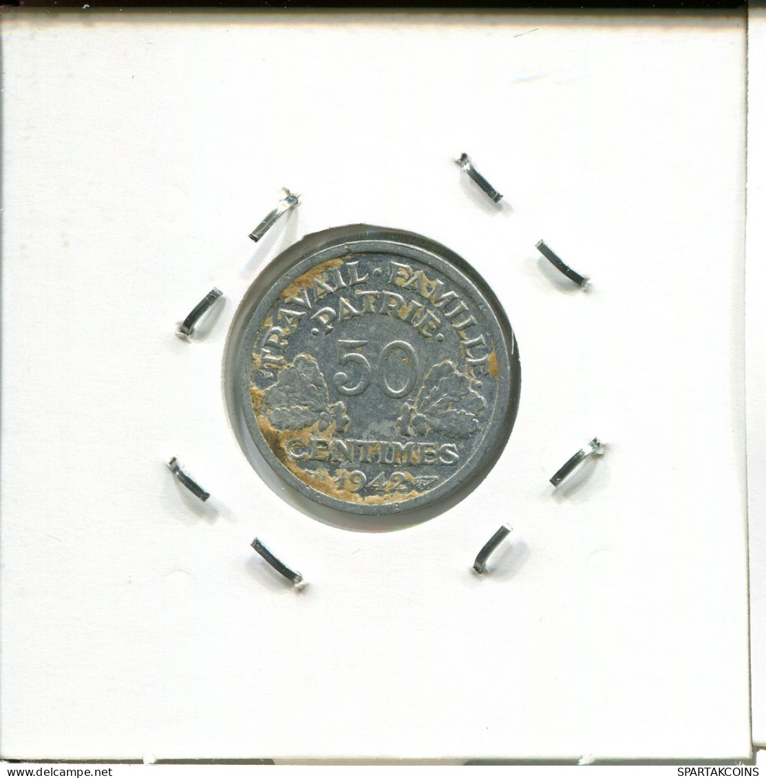 50 FRANCS 1942 FRANKREICH FRANCE Französisch Münze #AP015.D.A - Andere & Zonder Classificatie