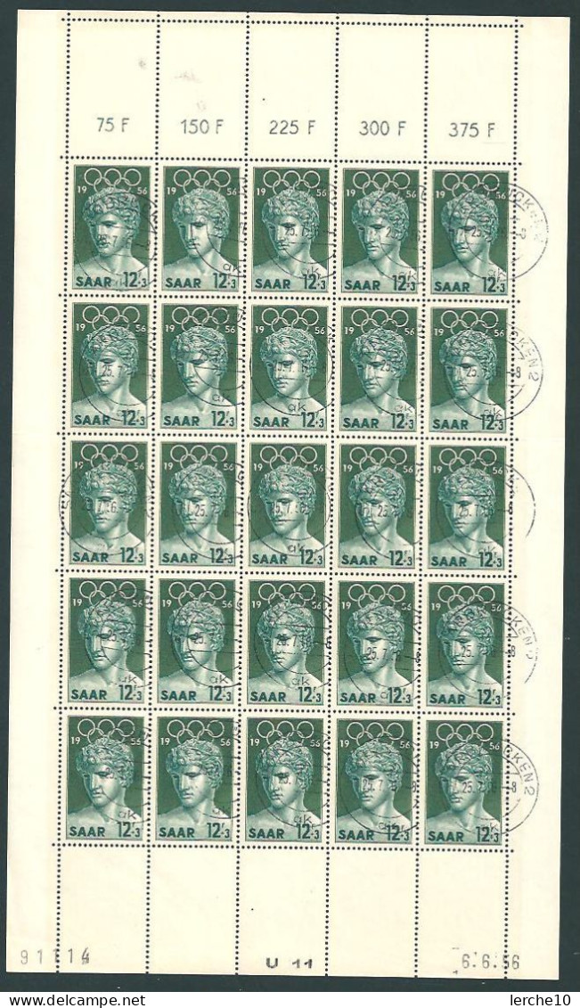 Saar MiNr. 371-372 Bogen  (sab60) - Used Stamps