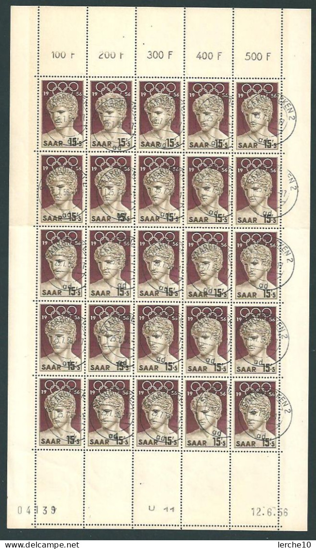 Saar MiNr. 371-372 Bogen  (sab60) - Used Stamps