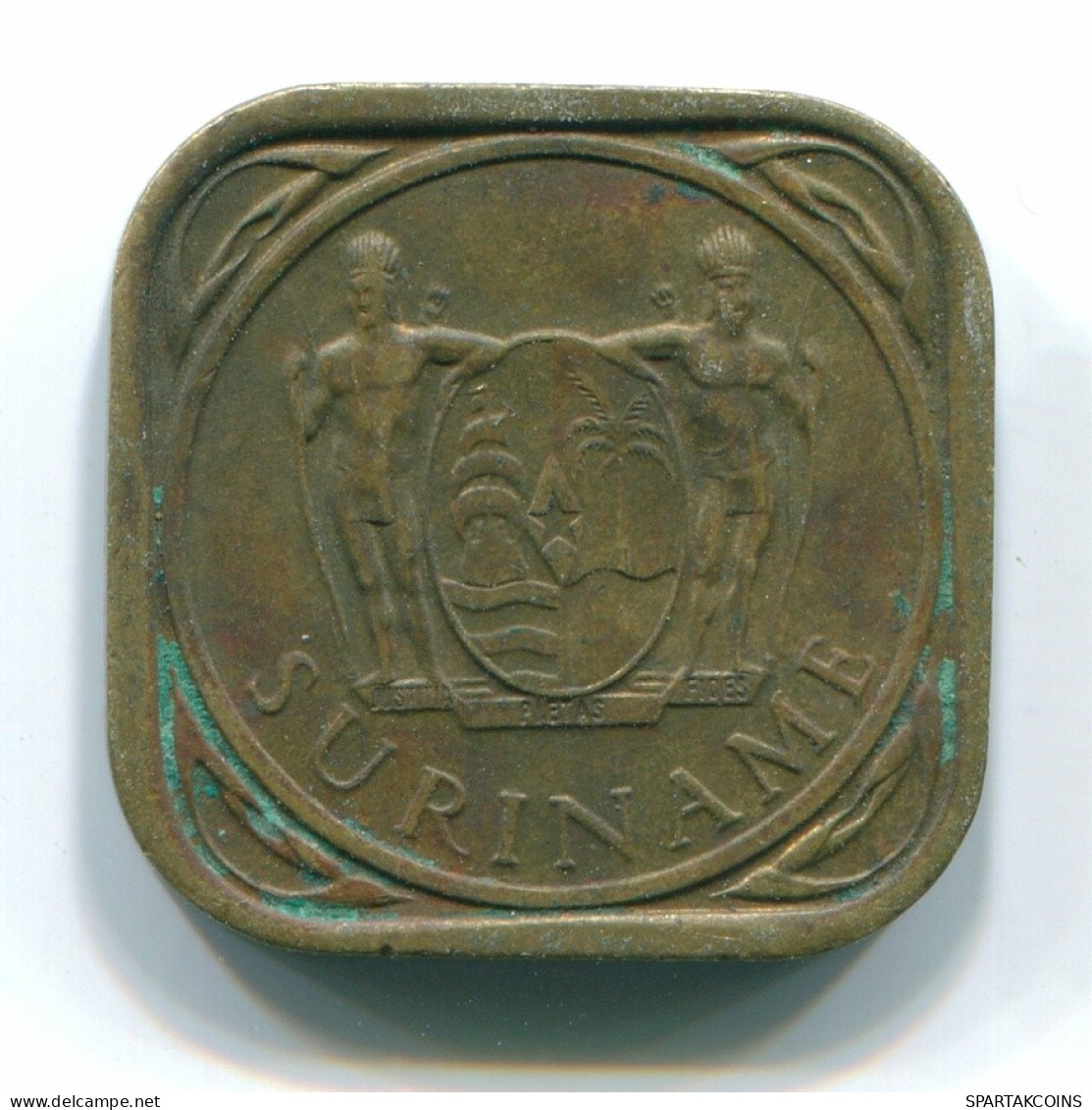 5 CENTS 1971 SURINAME Netherlands Nickel-Brass Colonial Coin #S12888.U.A - Surinam 1975 - ...
