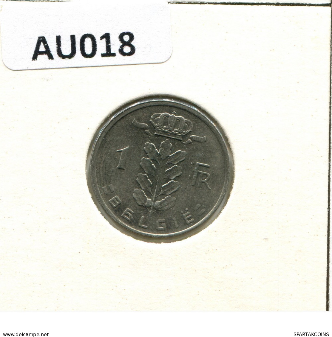 1 FRANC 1980 DUTCH Text BELGIQUE BELGIUM Pièce #AU018.F.A - 1 Franc