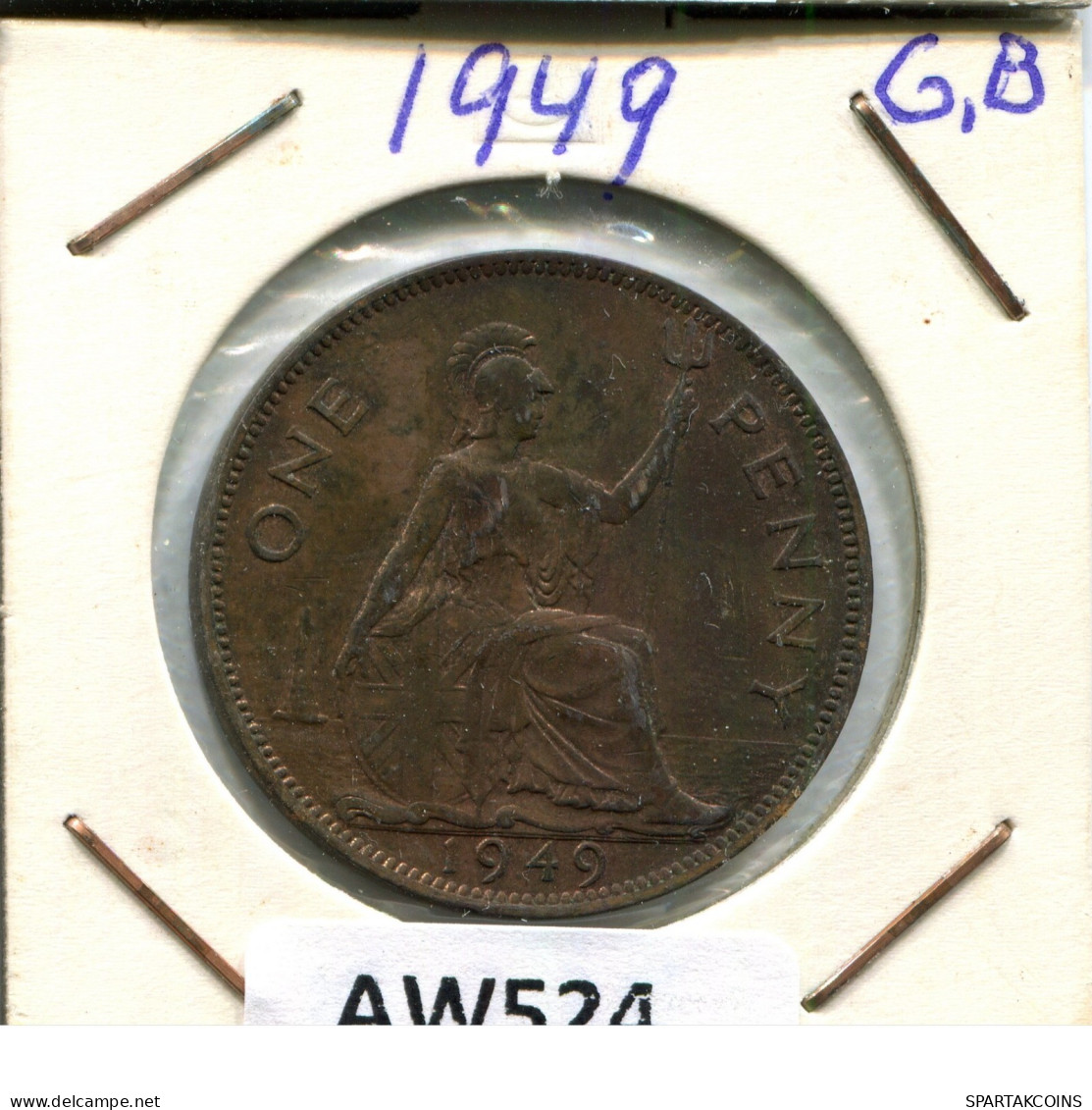 PENNY 1949 UK GREAT BRITAIN Coin #AW524.U.A - D. 1 Penny