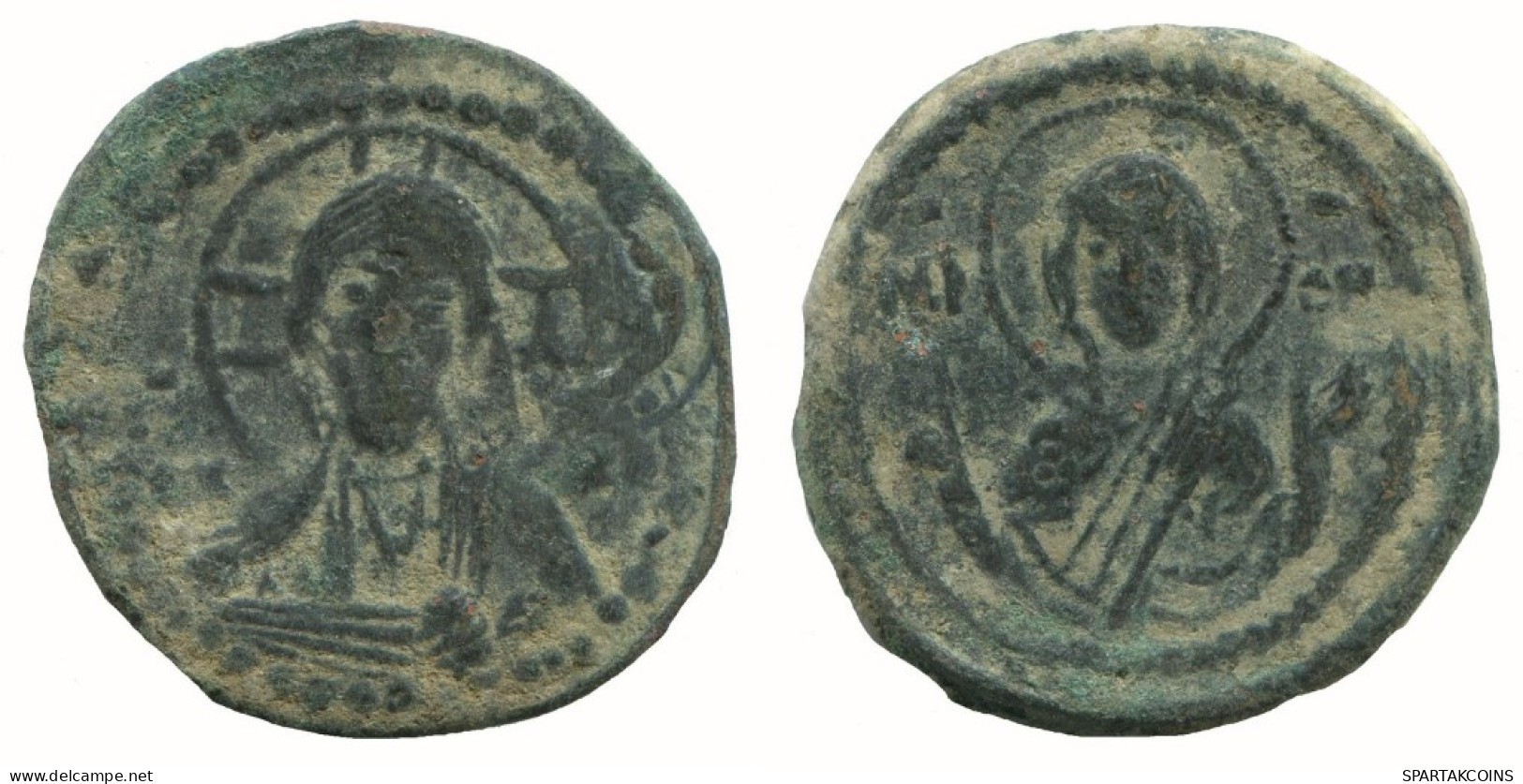 JESUS CHRIST ANONYMOUS Antike BYZANTINISCHE Münze  7.5g/29mm #AA578.21.D.A - Byzantinische Münzen