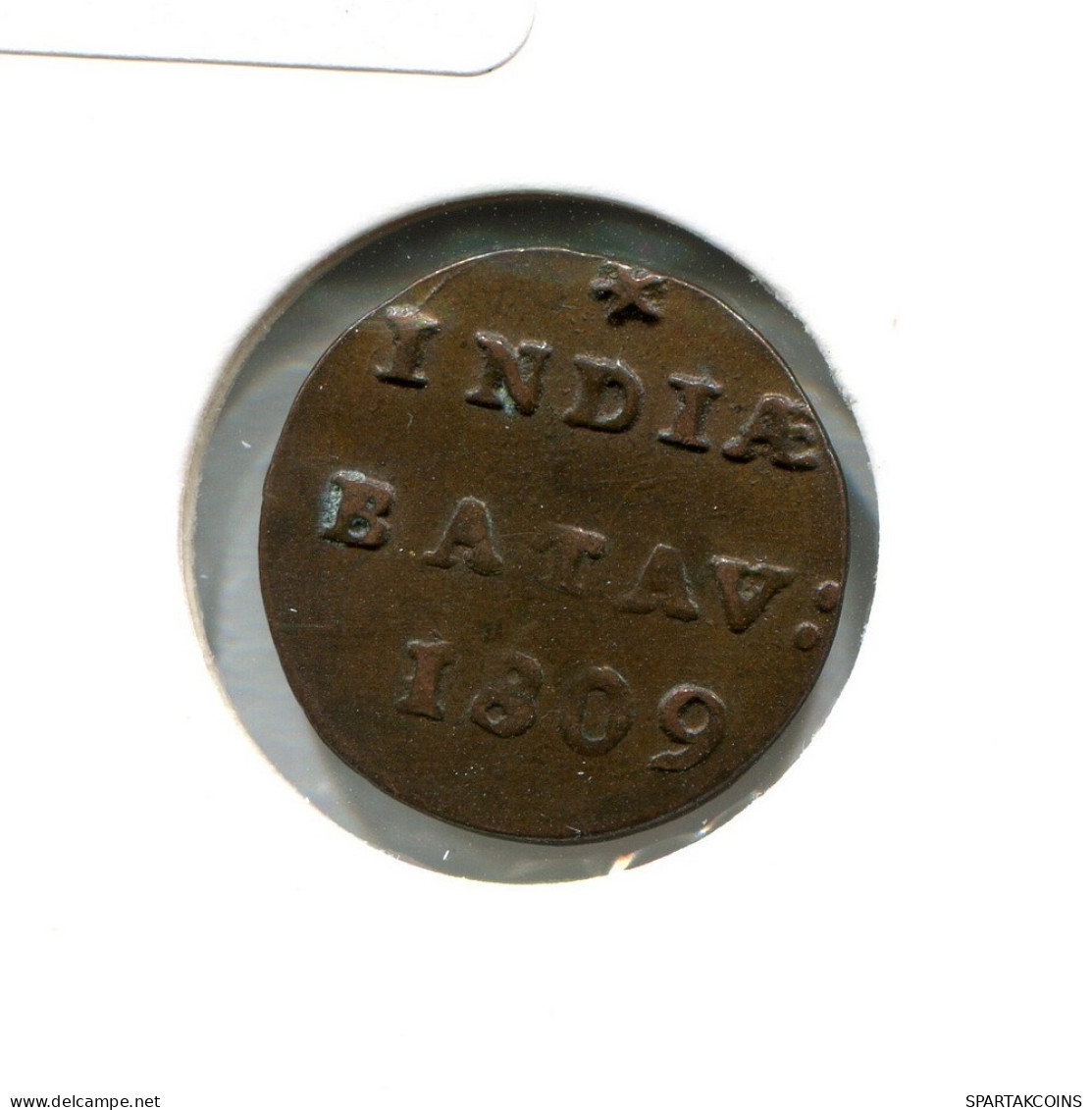 1808 BATAVIA VOC 1/2 DUIT NIEDERLANDE OSTINDIEN #VOC2126.10.D.A - Niederländisch-Indien
