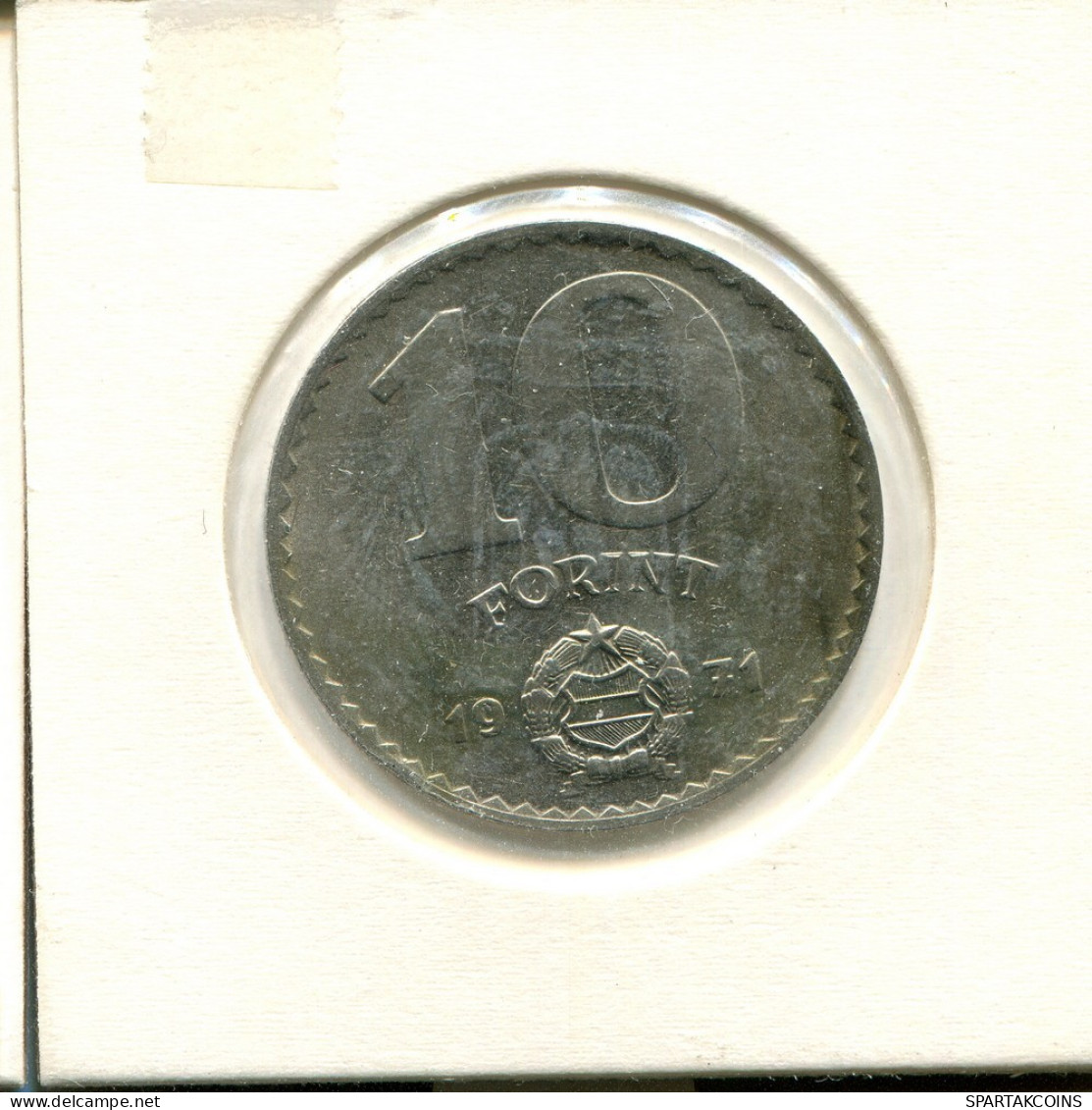 10 FORINT 1971 HUNGARY Coin #AS498.U.A - Hongarije