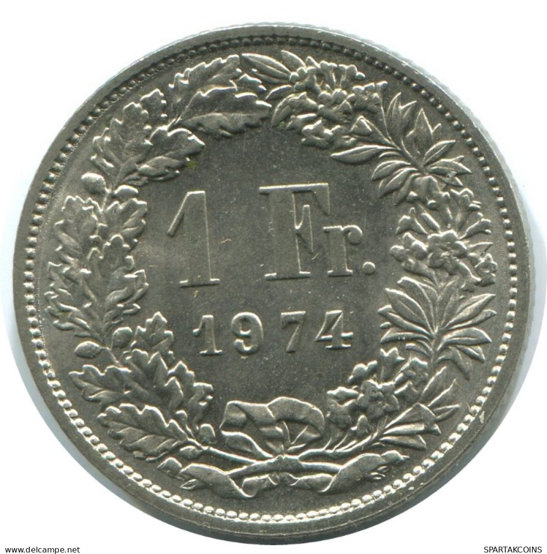 1 FRANC 1974 SWITZERLAND Coin HELVETIA #AD996.2.U.A - Altri & Non Classificati