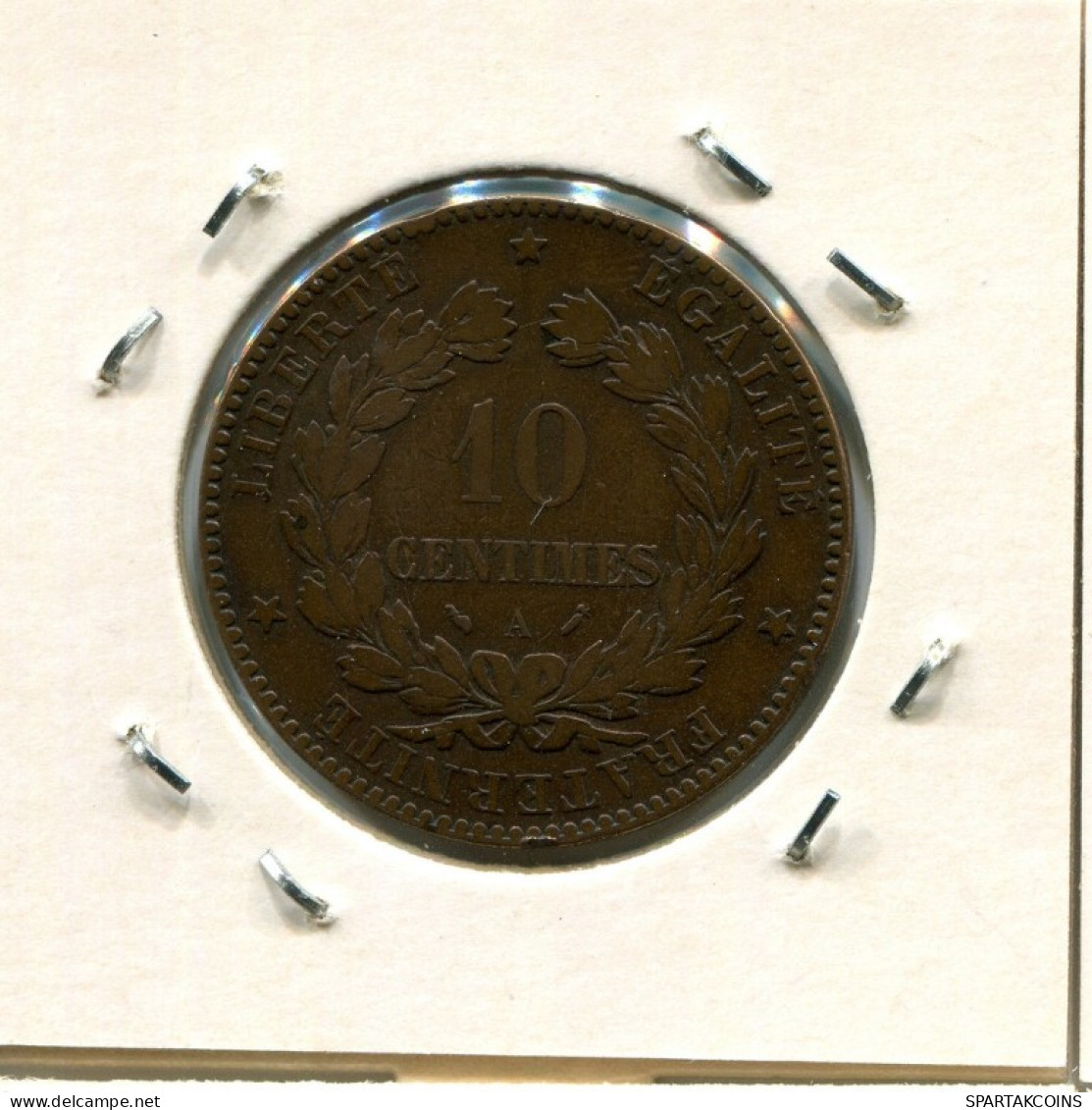 10 CENTIMES 1896 A FRANCE Pièce Française #AM080.F.A - 10 Centimes