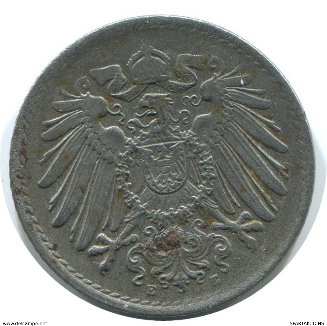 5 PFENNIG 1919 E GERMANY Coin #AE300.U.A - 5 Renten- & 5 Reichspfennig