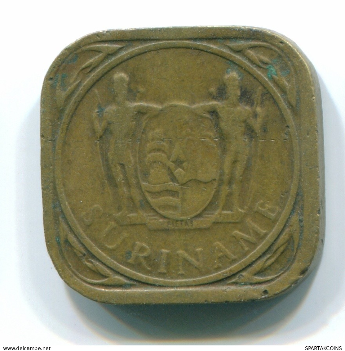 5 CENTS 1966 SURINAME Netherlands Nickel-Brass Colonial Coin #S12854.U.A - Surinam 1975 - ...