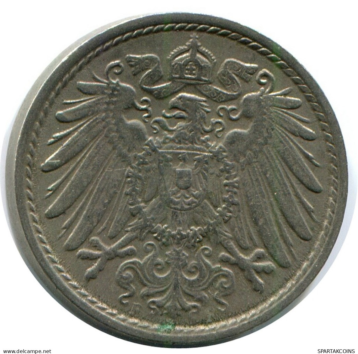 5 PFENNIG 1914 F ALEMANIA Moneda GERMANY #DB180.E.A - 5 Pfennig