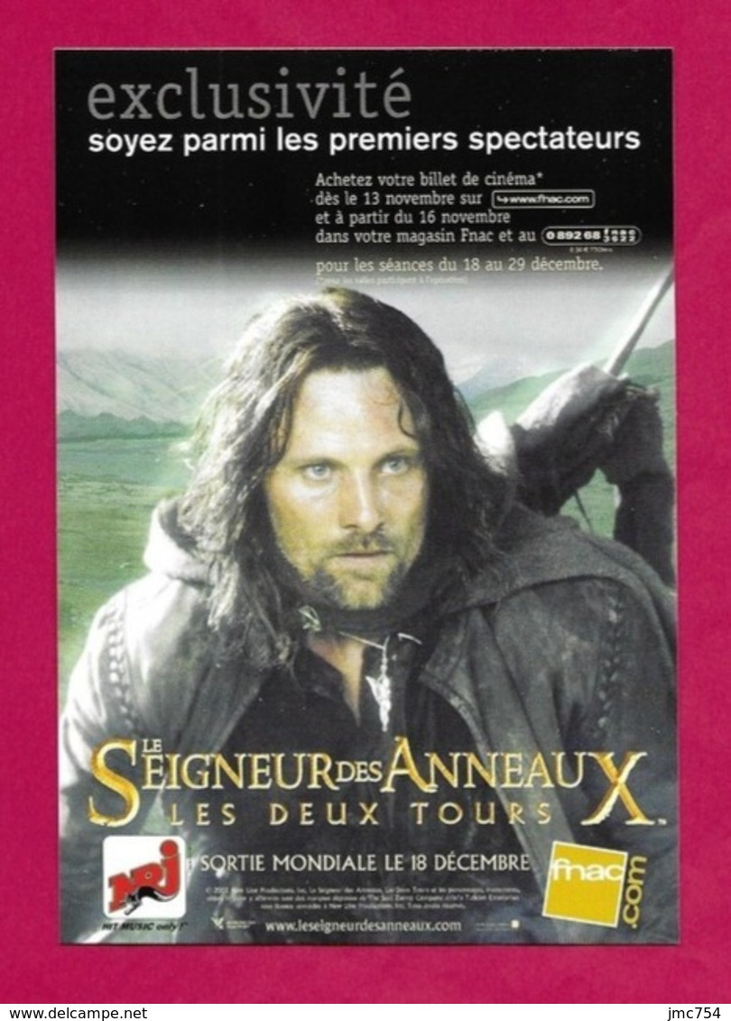 CPM.   Cart'Com.   Film "Le Seigneur Des Anneaux.   Les Deux Tours".   Cinéma.   Postcard. - Affiches Sur Carte