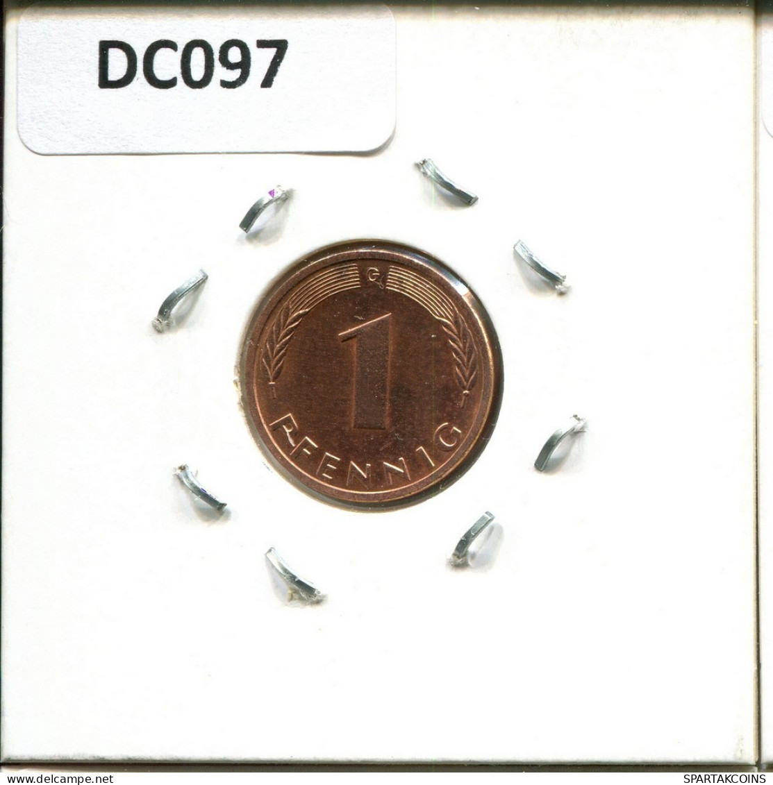 1 PFENNIG 1988 G BRD ALEMANIA Moneda GERMANY #DC097.E.A - 1 Pfennig