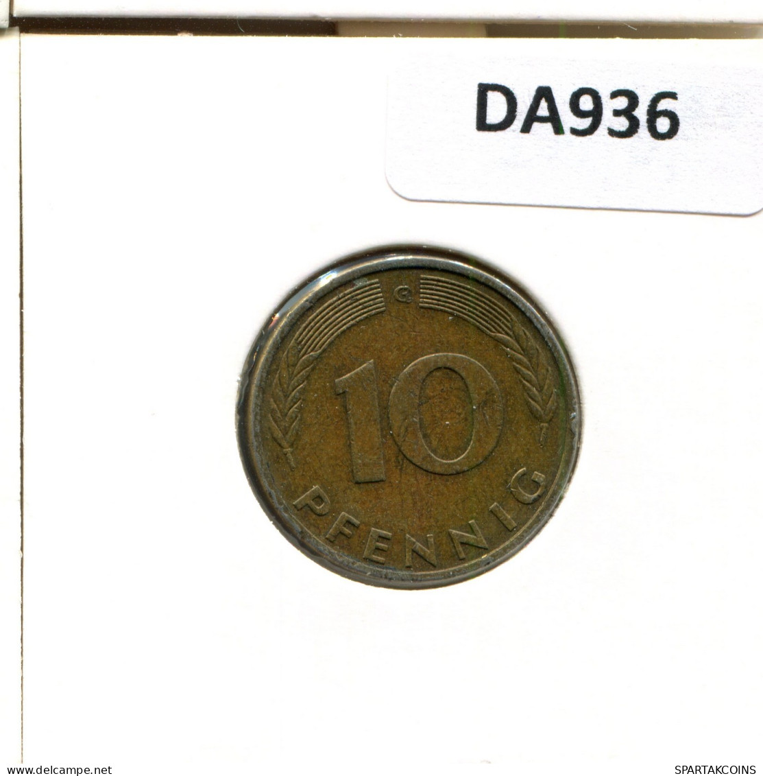 10 PFENNIG 1983 G BRD DEUTSCHLAND Münze GERMANY #DA936.D.A - 10 Pfennig