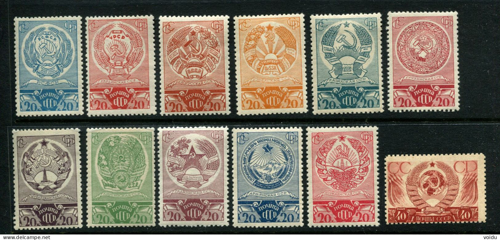 Russia  1938 Mi 602-613 MNH ** - Unused Stamps