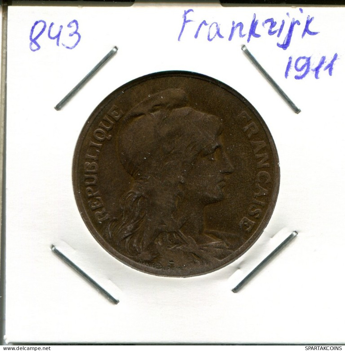 10 CENTIMES 1911 FRANKREICH FRANCE Französisch Münze #AN085.D.A - 10 Centimes