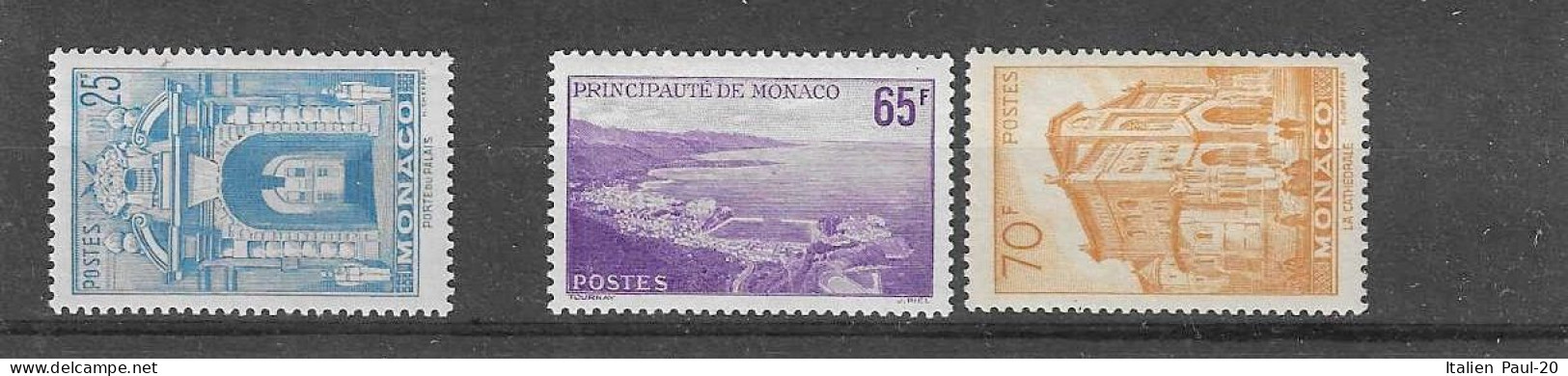 Monaco - Selt./postfr. Bessere FM-Werte Aus 1948/57 - Michel 391 Und 585/86! - Unused Stamps