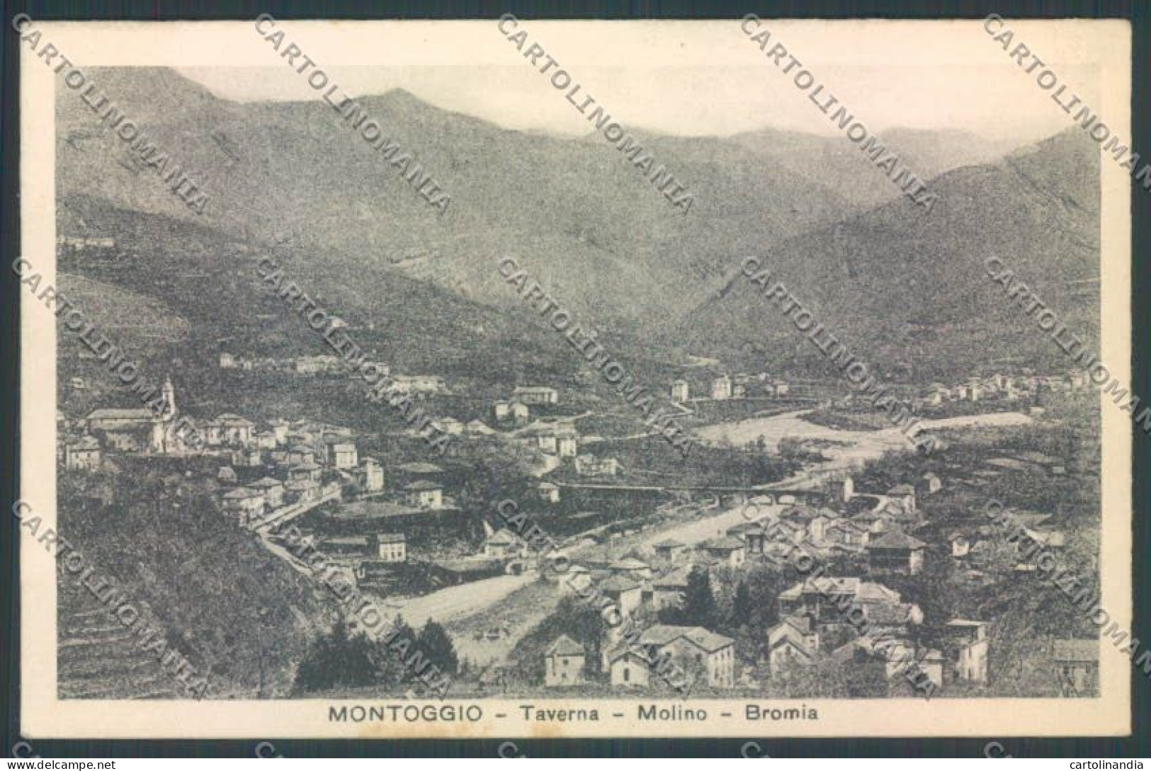 Genova Montoggio Taverna Molino Bromia Cartolina ZT5007 - Genova
