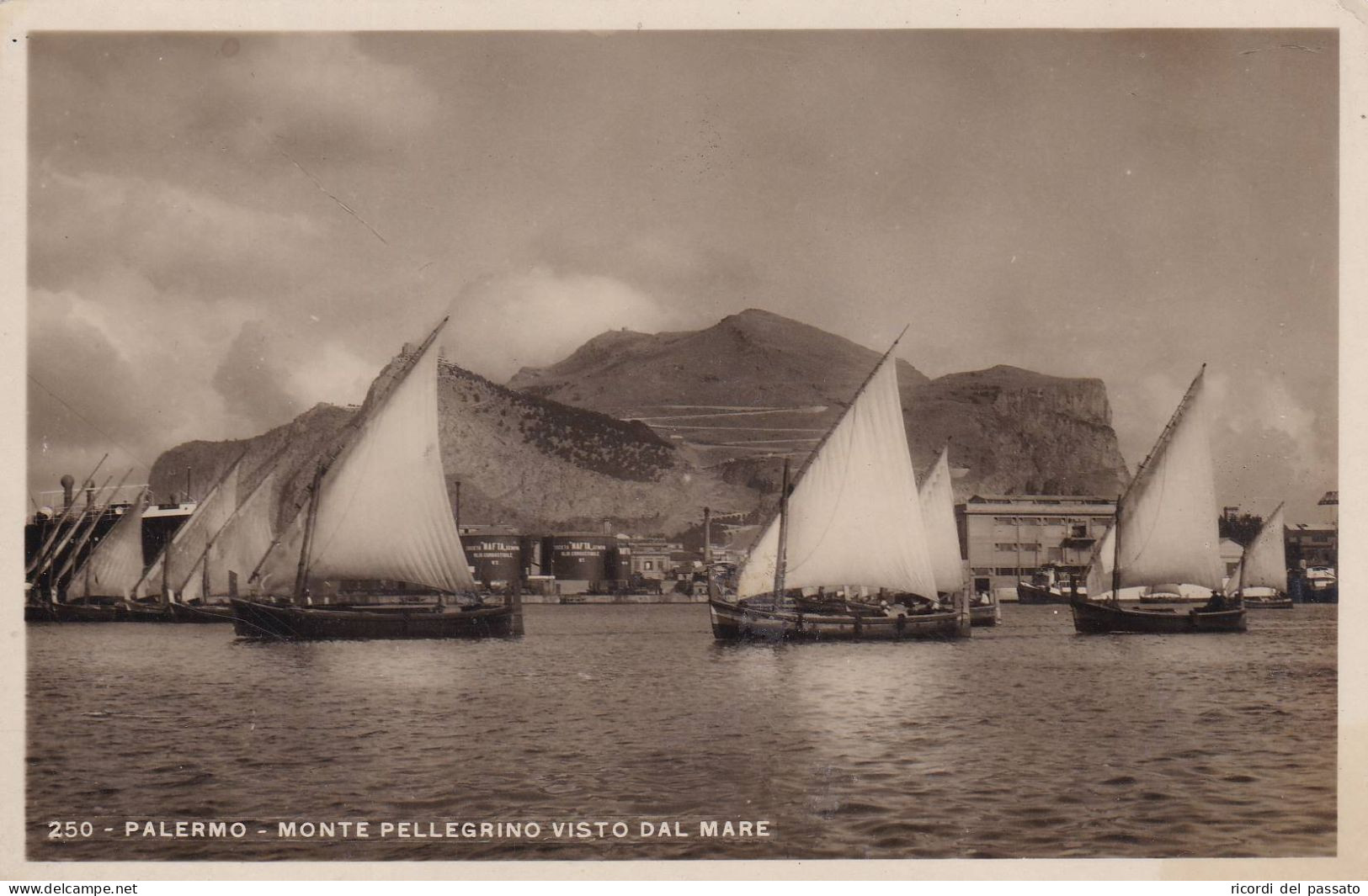 Cartolina Palermo - Monte Pellegrino Visto Dal Mare - Palermo