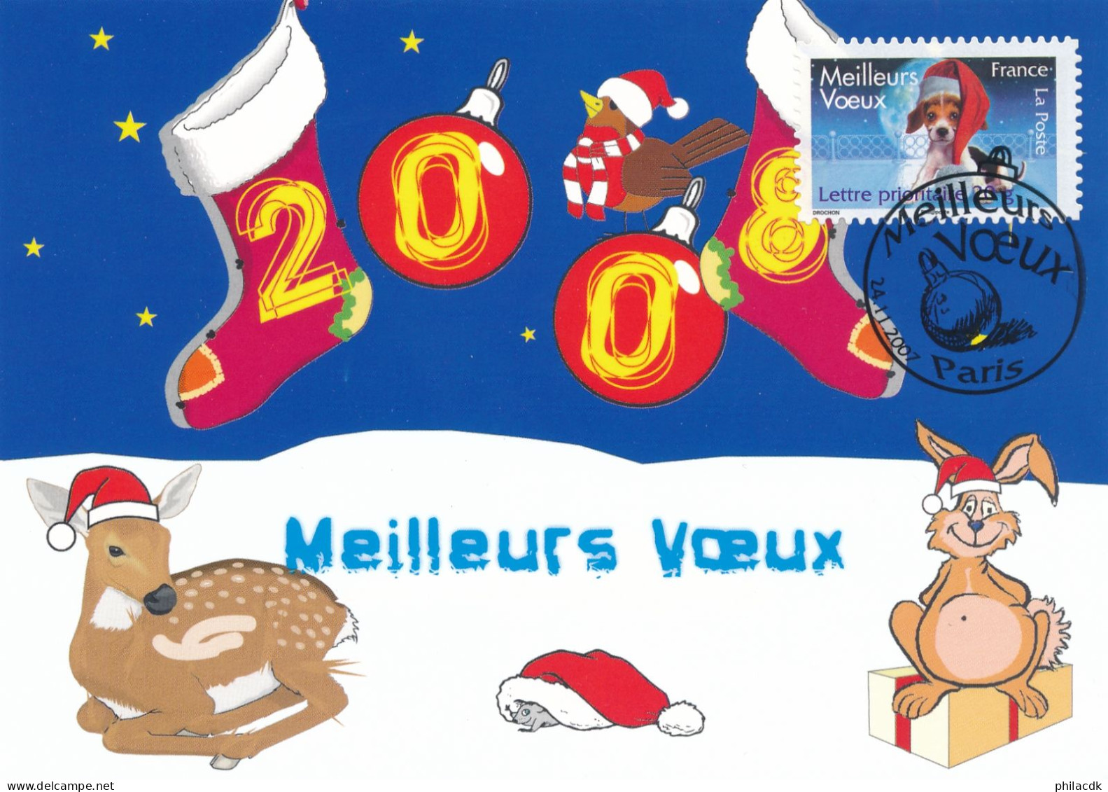 FRANCE - LOT DE 29 CARTES CARTES MAXIMUM ANNEE 2007 POUR ETUDE - VOIR 58 SCANNS RECTO VERSO