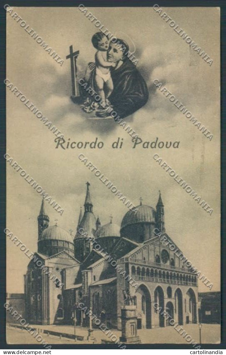 Padova Città Antonio Da Padova Cartolina ZQ2166 - Padova