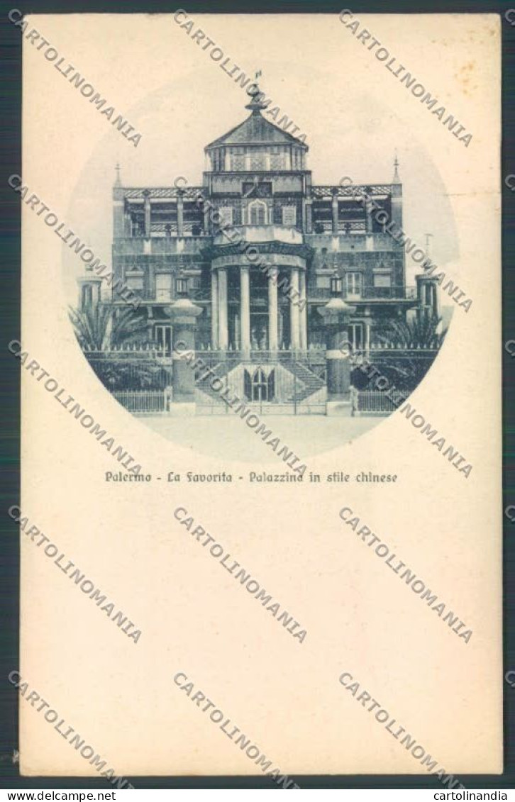 Palermo Città La Favorita Cartolina ZT7618 - Palermo