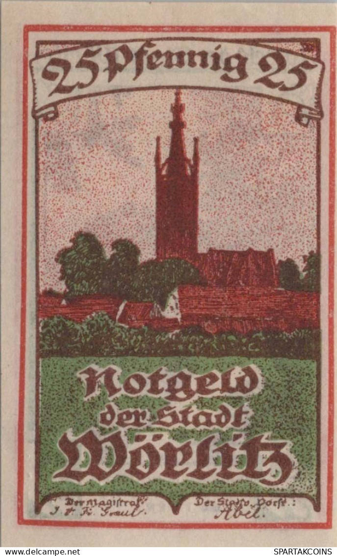 25 PFENNIG 1922 Stadt BRUCHHAUSEN BEI HoXTER Westphalia DEUTSCHLAND #PF452 - [11] Emisiones Locales