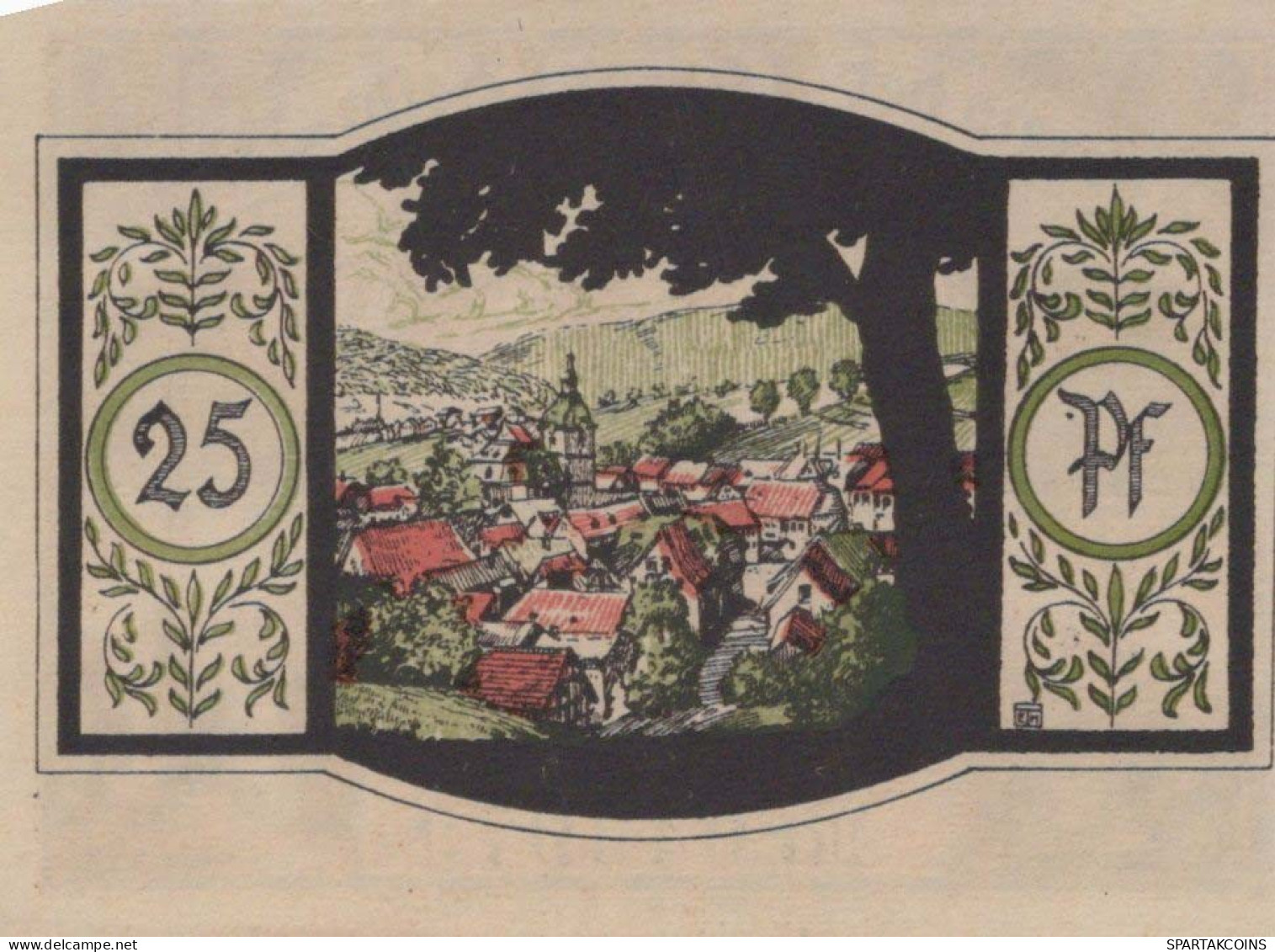 25 PFENNIG 1921 Stadt ZELLA-MEHLIS Thuringia UNC DEUTSCHLAND Notgeld #PH608 - [11] Emisiones Locales
