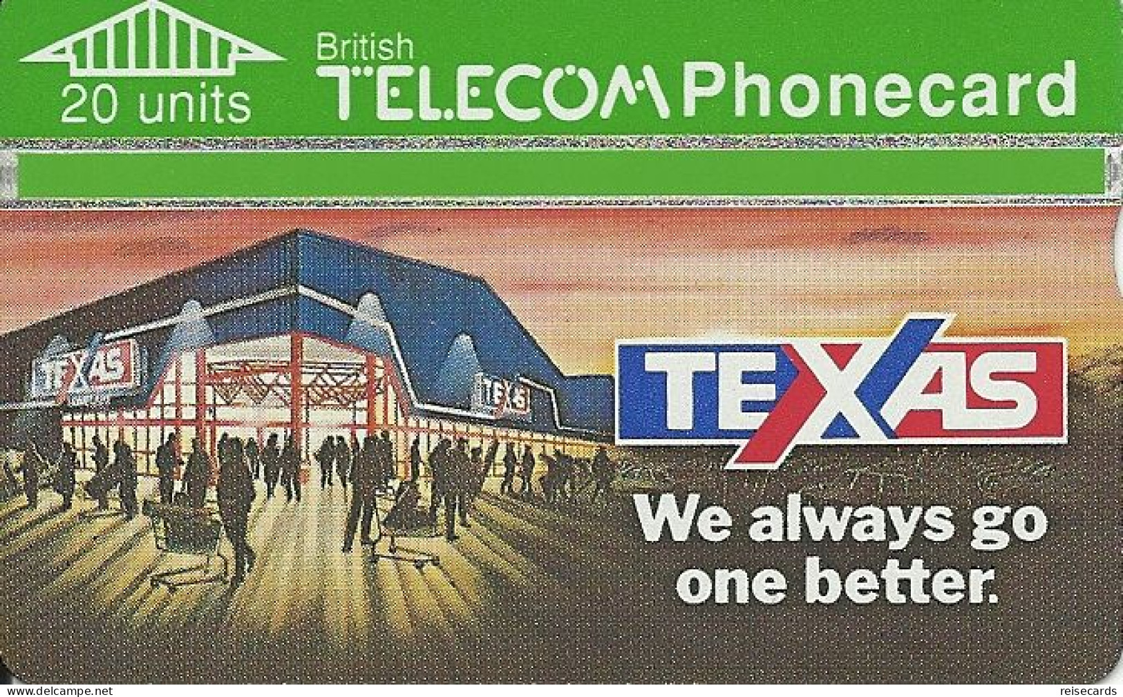 Great Britain: British Telecom - 161A Texas - BT Edición Publicitaria