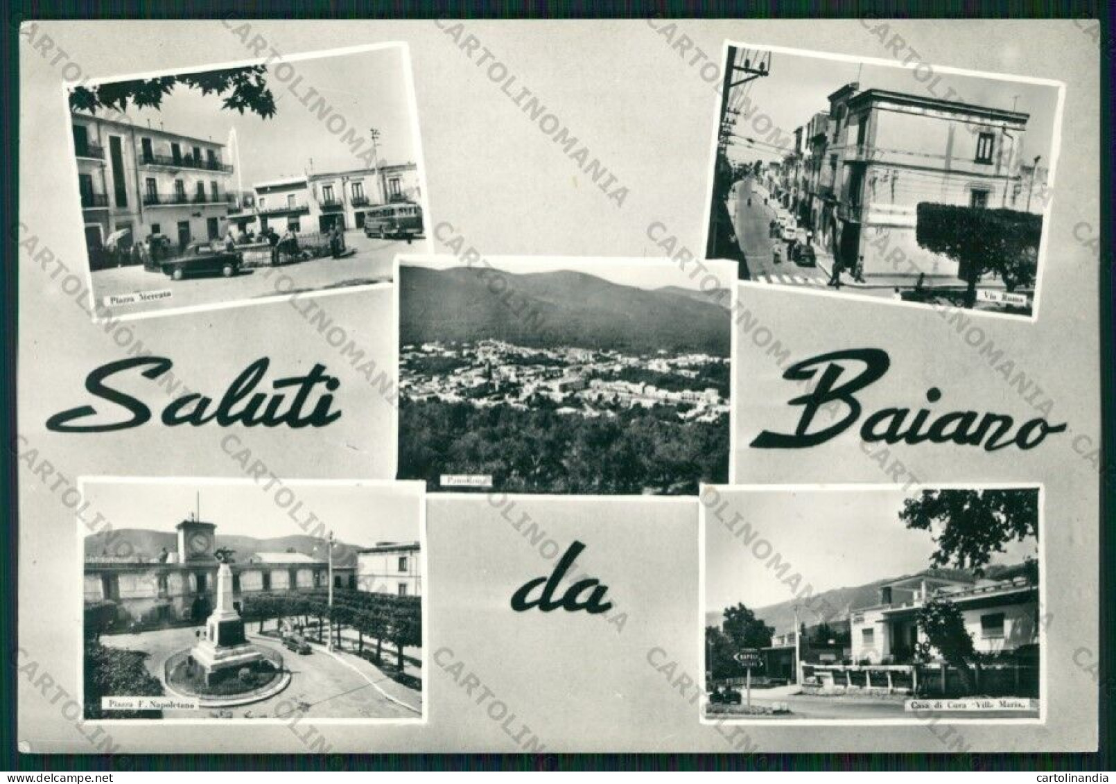 Avellino Baiano Saluti Da Foto FG Cartolina ZK1937 - Avellino