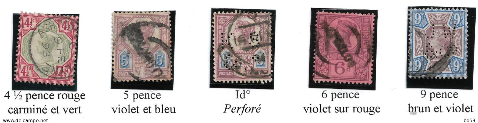 Royaume-Uni UK – Jubilé de la Reine Victoria n° Y&T 91 à 1004 – SG 197 à 214