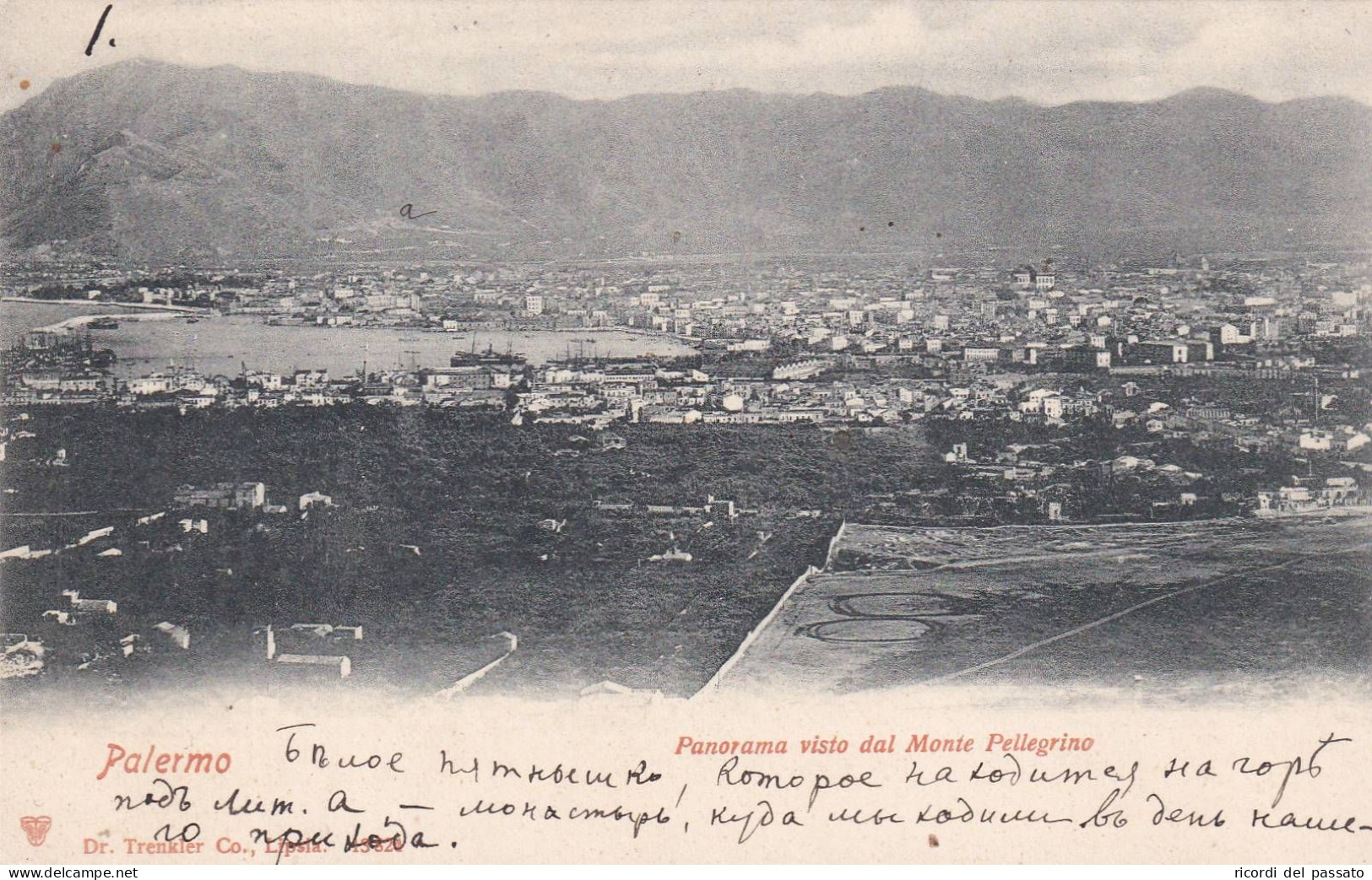 Cartolina Palermo - Panorama Visto Dal Monte Pellegrino - Palermo