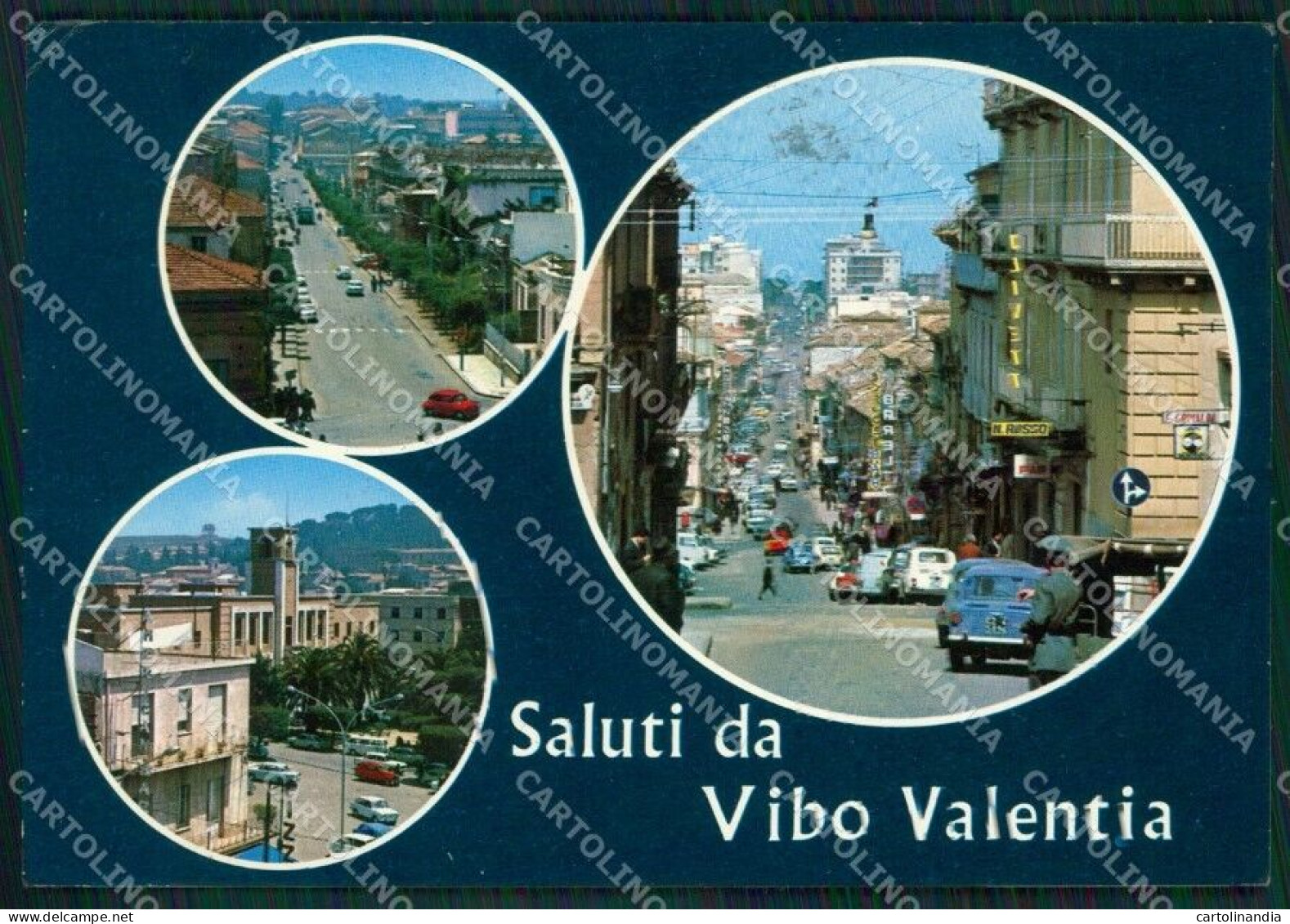 Vibo Valentia Città Saluti Da Foto FG Cartolina ZKM7567 - Vibo Valentia