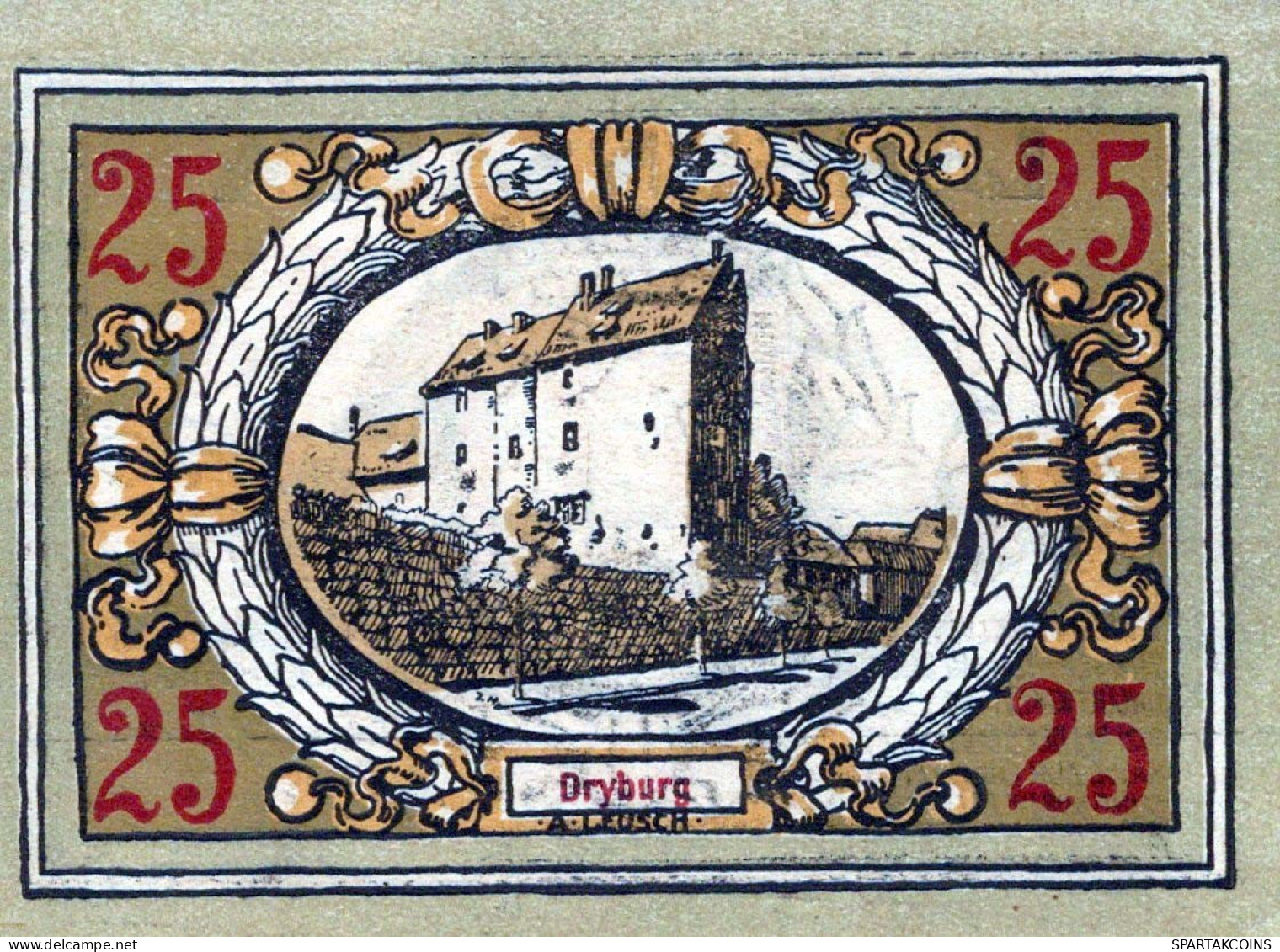 25 PFENNIG 1921 Stadt LANGENSALZA Saxony UNC DEUTSCHLAND Notgeld Banknote #PC002 - [11] Emisiones Locales