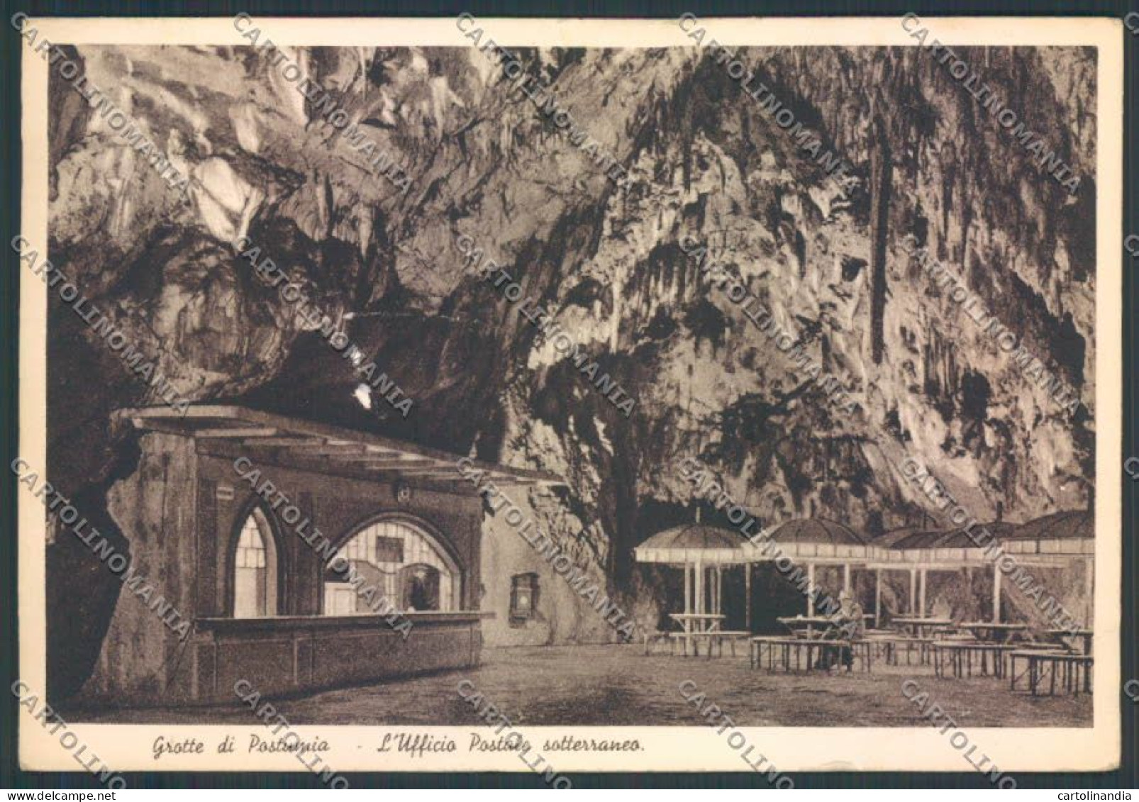 Slovenia Postumia Grotte PIEGA FG Cartolina ZF2304 - Siracusa