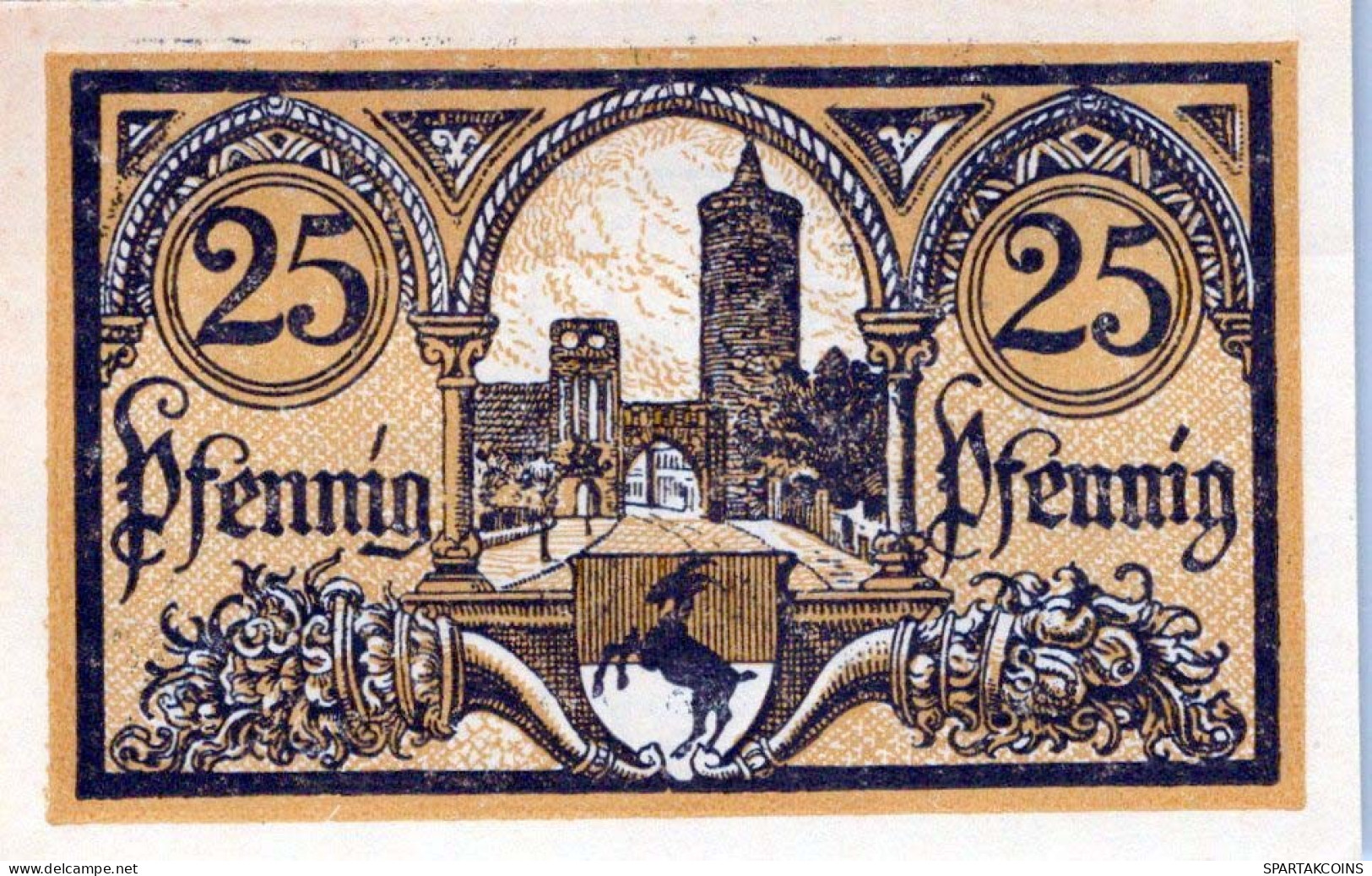 25 PFENNIG 1921 Stadt JÜTERBOG Brandenburg UNC DEUTSCHLAND Notgeld #PI806 - Lokale Ausgaben