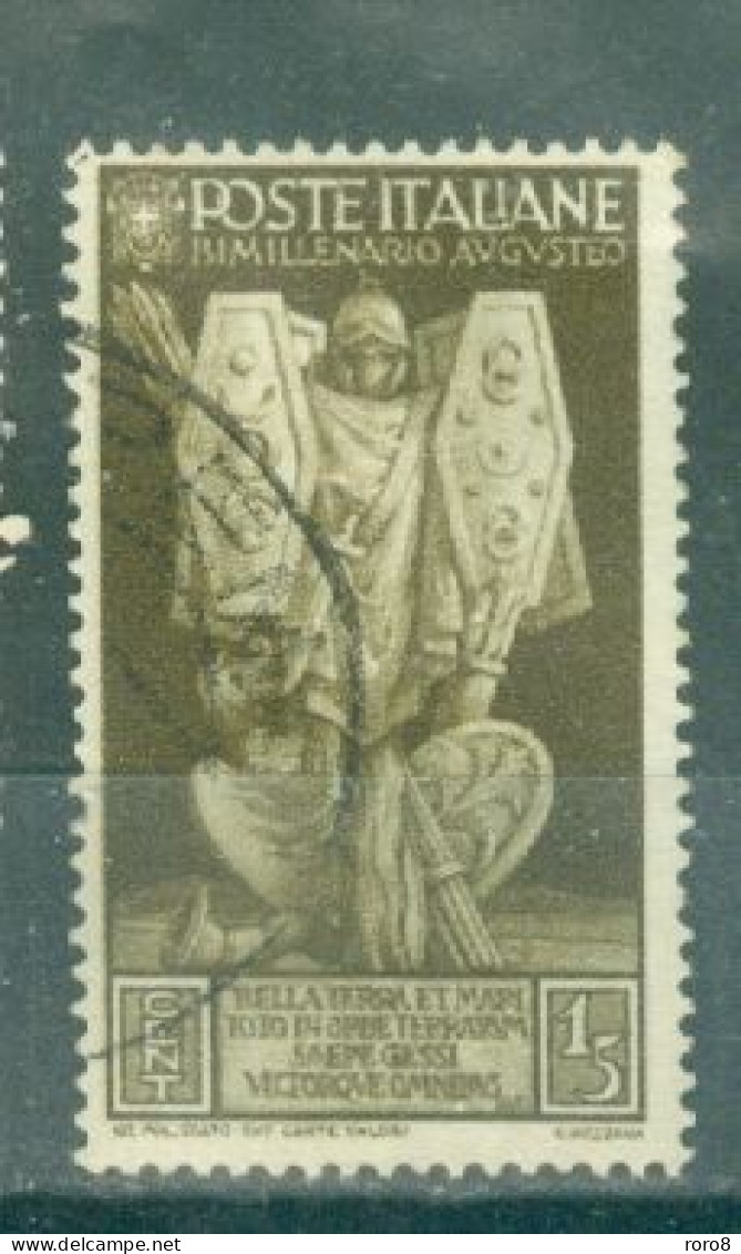 ITALIE - N°397 Oblitéré - Bimillénaire De La Naissance De L'empereur Auguste. Sujets Divers. - Afgestempeld