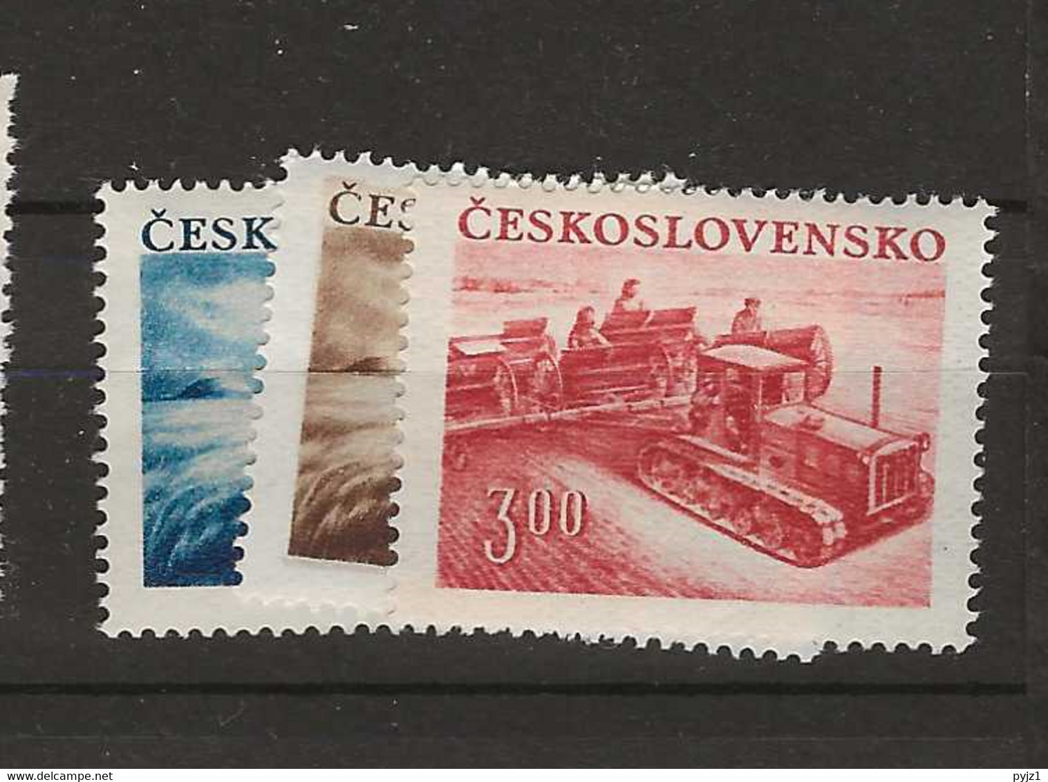 1952 MNH Tschechoslowakei, Mi 724-26 Postfris** - Ongebruikt