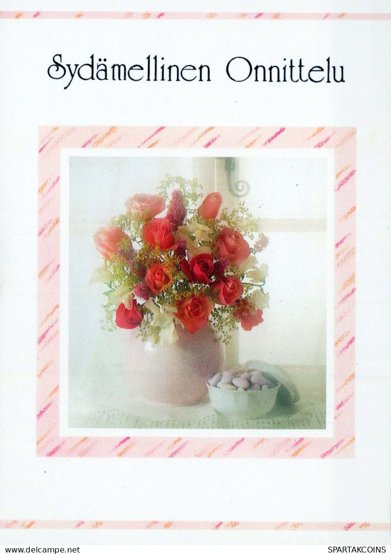 FLOWERS Vintage Ansichtskarte Postkarte CPSM #PAS613.A - Fiori