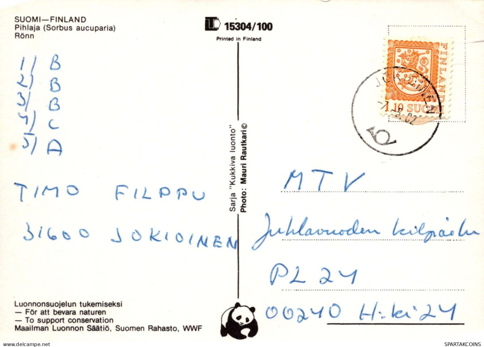 FLORES Vintage Tarjeta Postal CPSM #PAS475.A - Fiori